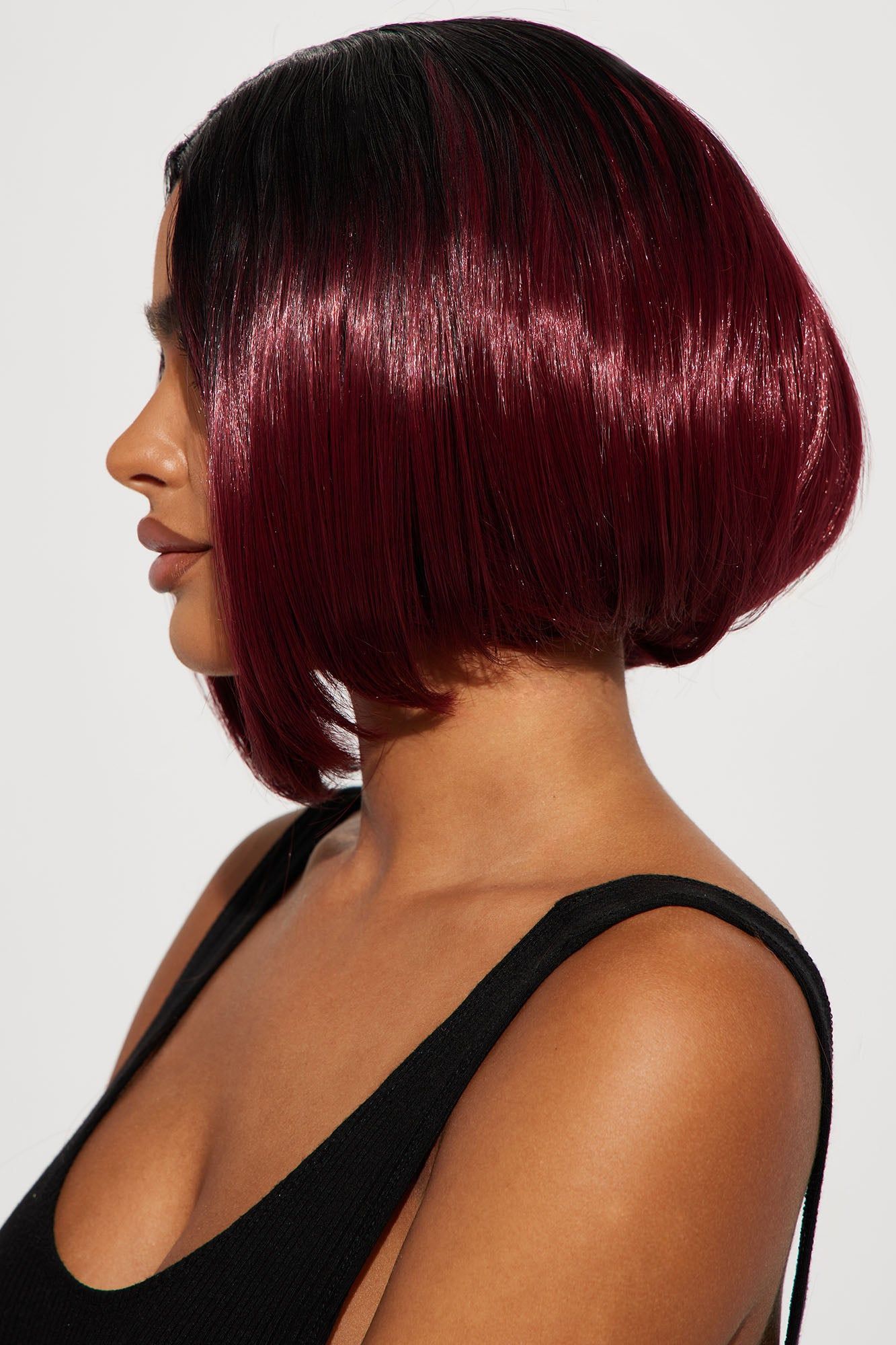 Sultry Babe Ombre Bob Costume Wig - Red sold by Fashion Nova product image thumbnail 2