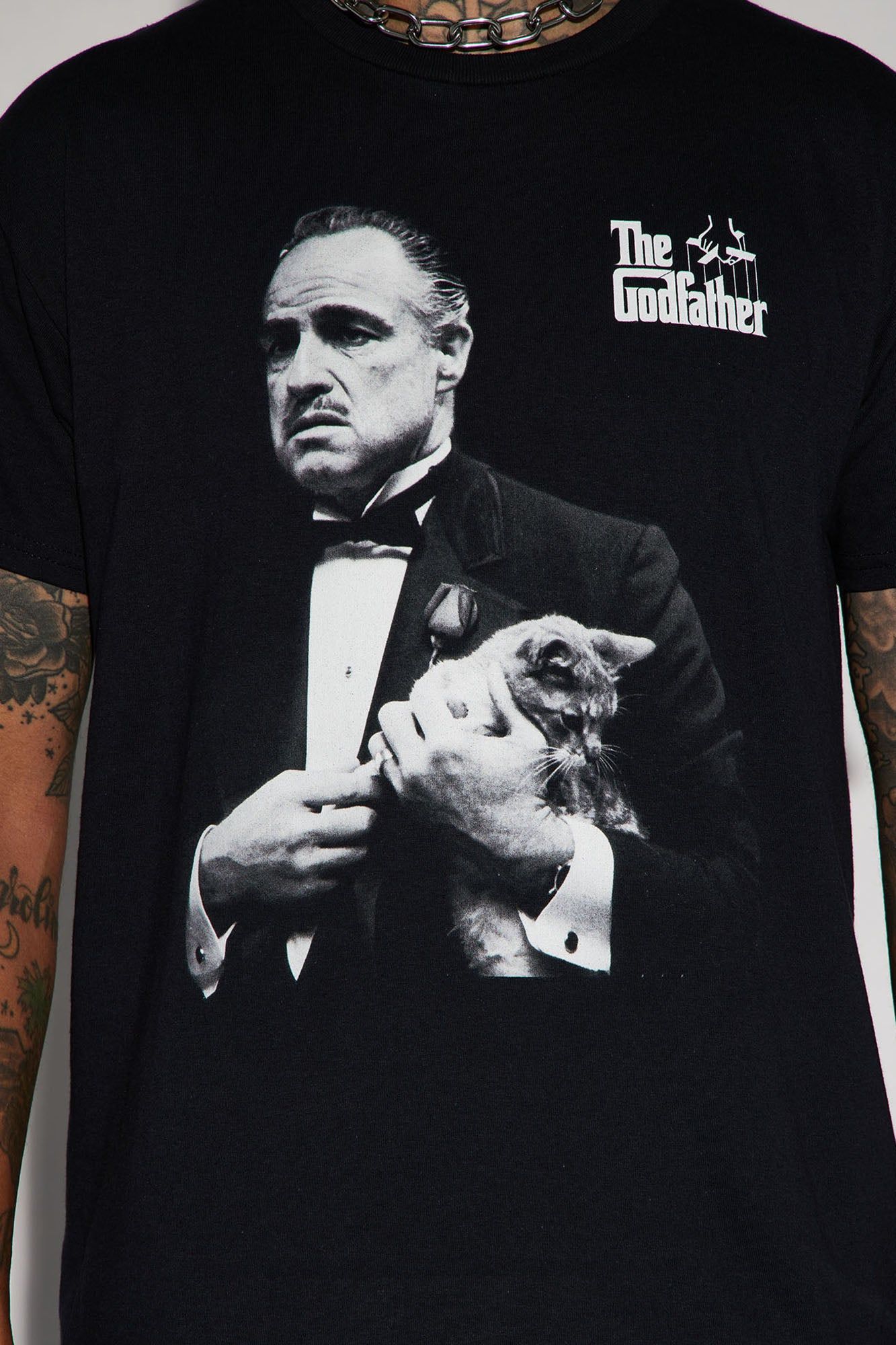 The Godfather Vito Short Sleeve Tee - Black sold by Fashion Nova product image thumbnail 4