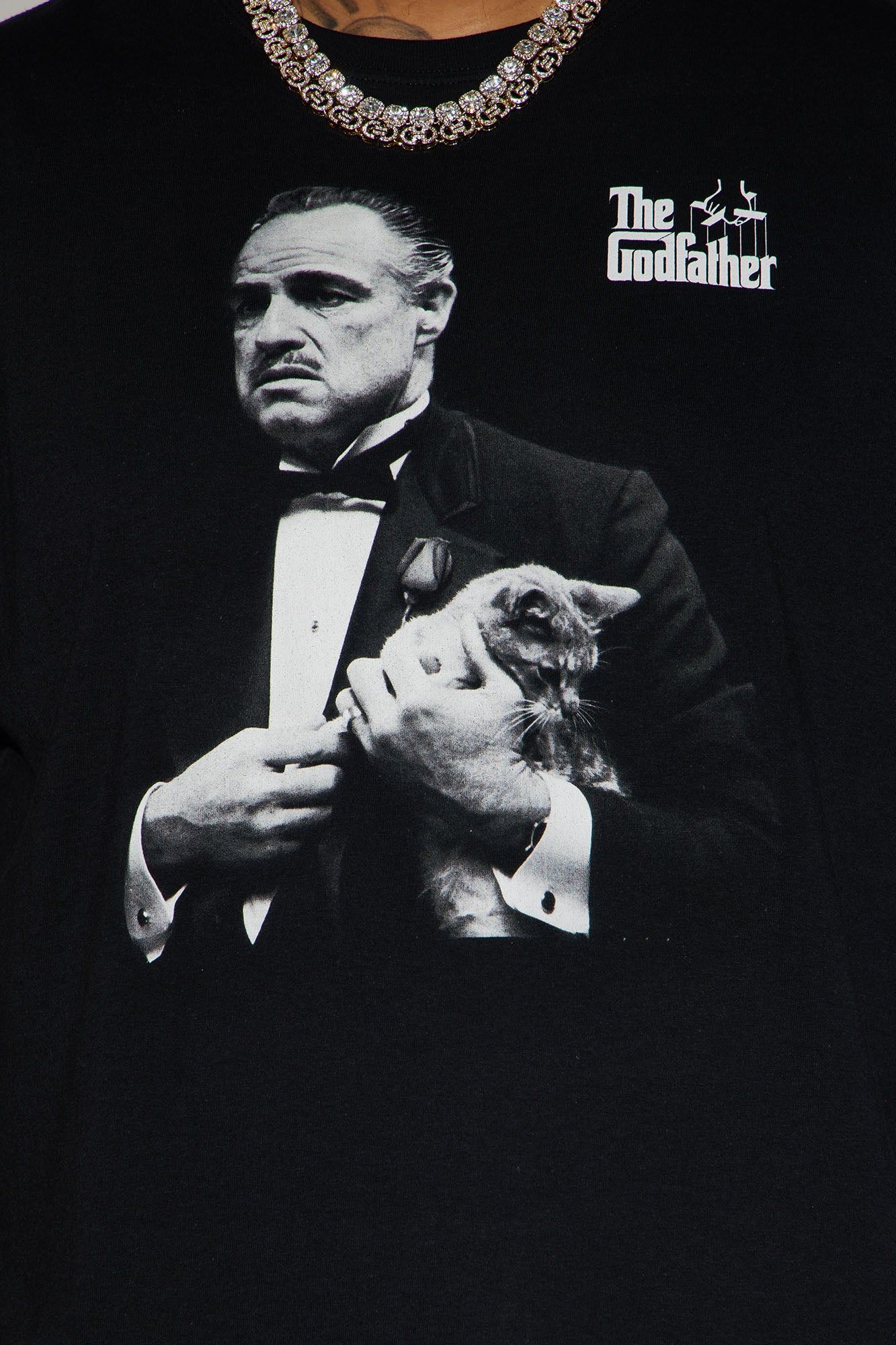 The Godfather Vito Short Sleeve Tee - Black sold by Fashion Nova product image thumbnail 6