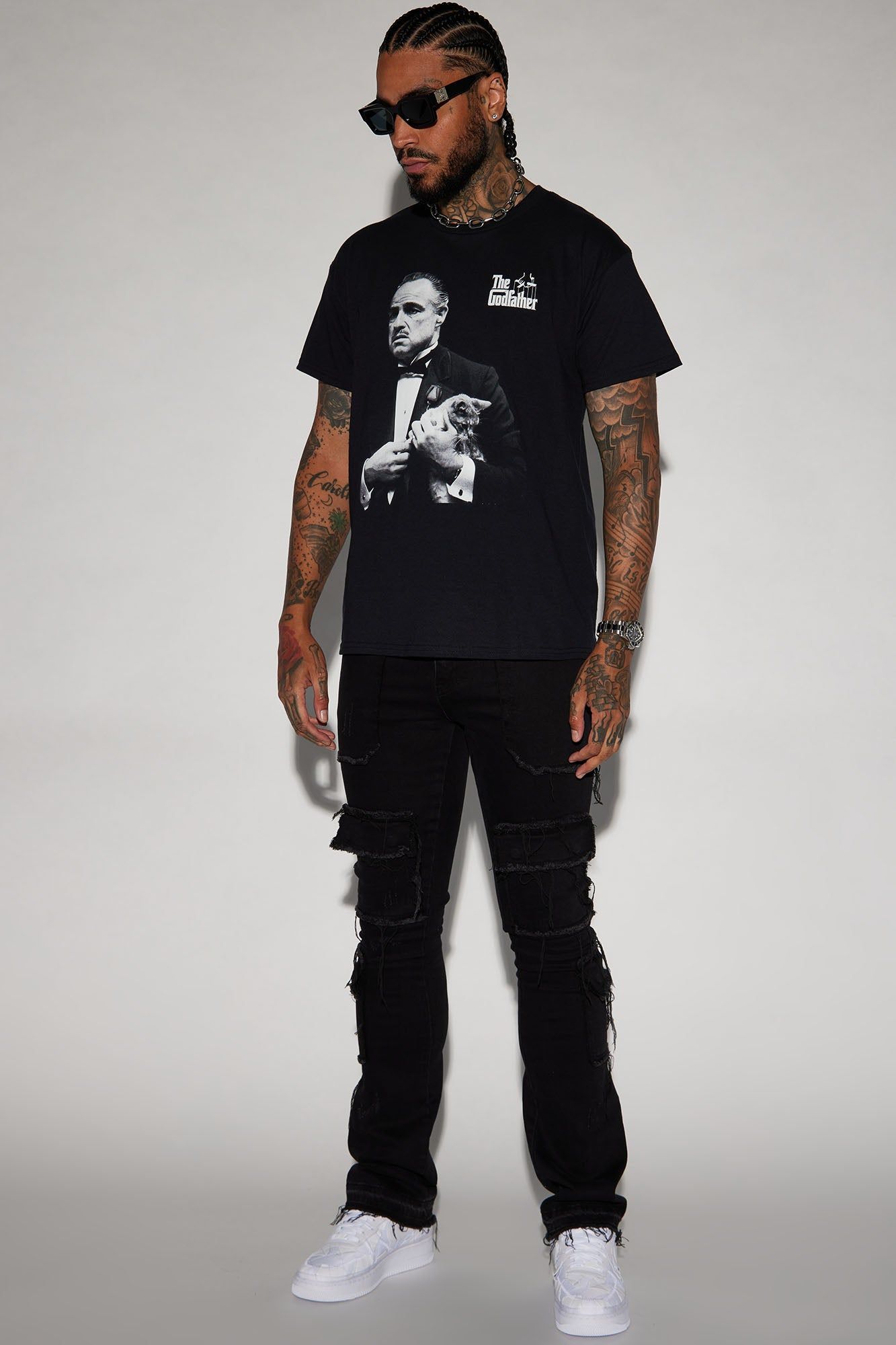 The Godfather Vito Short Sleeve Tee - Black sold by Fashion Nova product image thumbnail 3