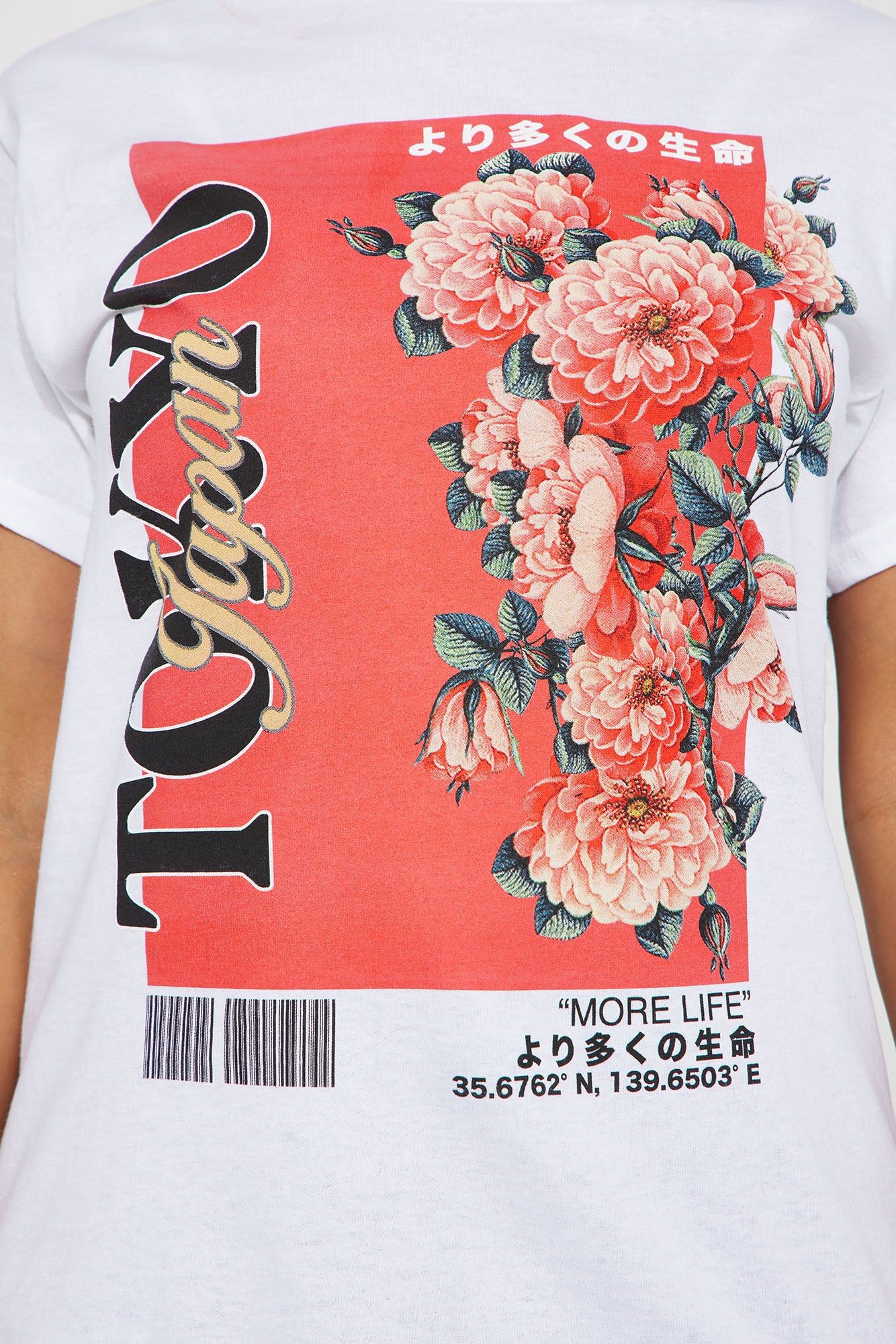 More Life In Bloom Graphic Tee - White sold by Fashion Nova product image thumbnail 3