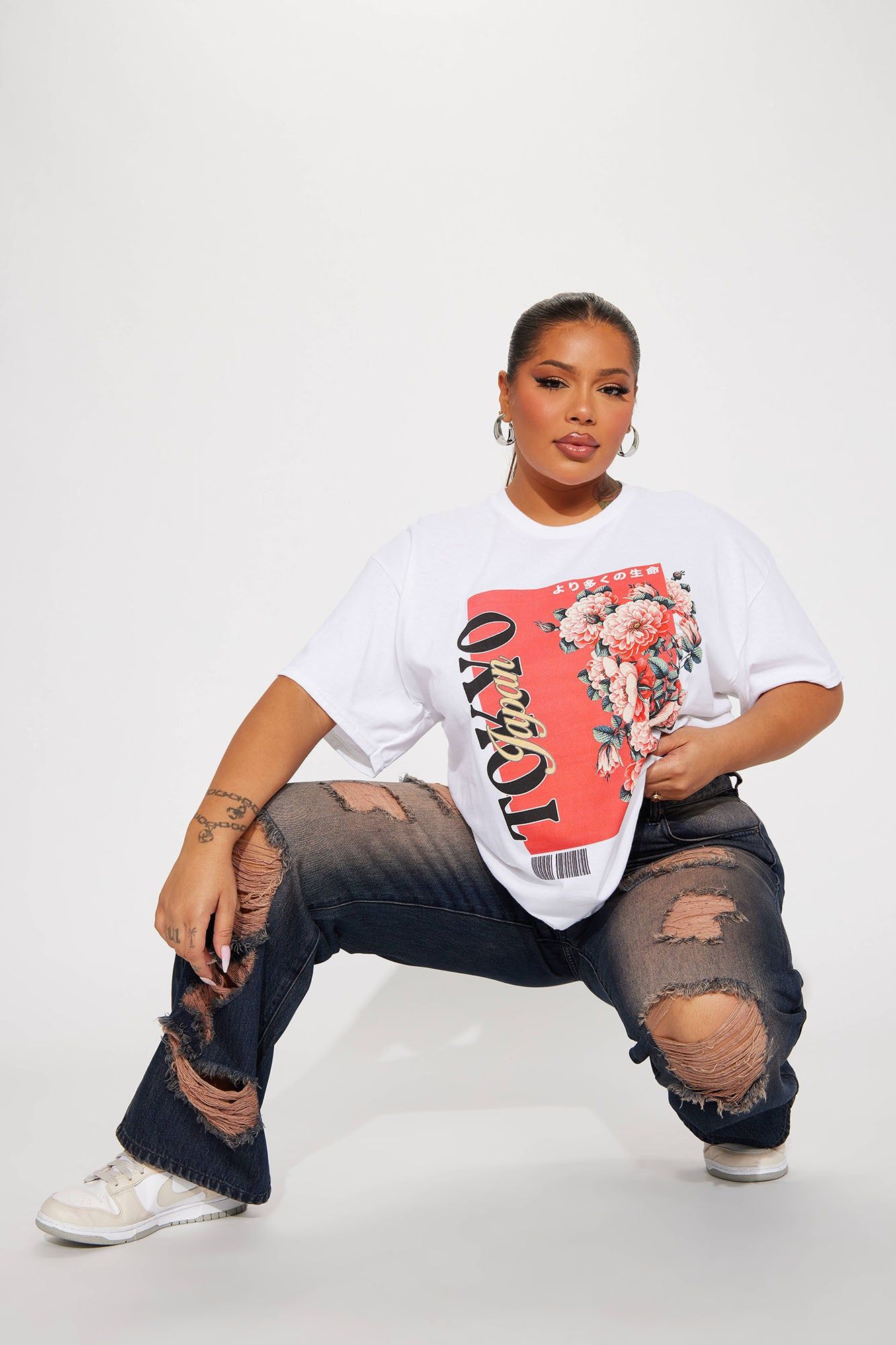 More Life In Bloom Graphic Tee - White sold by Fashion Nova product image thumbnail 5