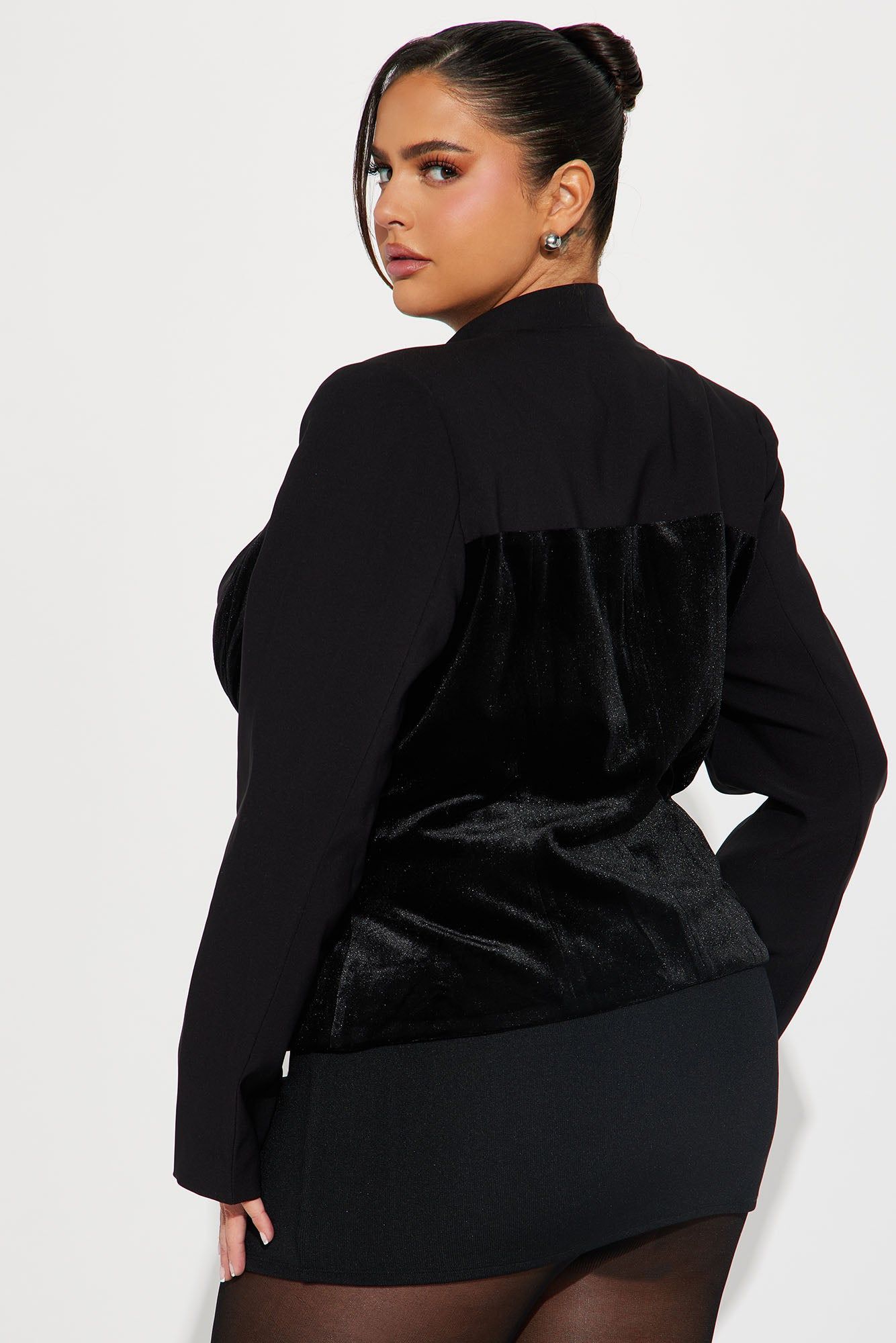 Velvety Smooth Blazer - Black sold by Fashion Nova product image thumbnail 6
