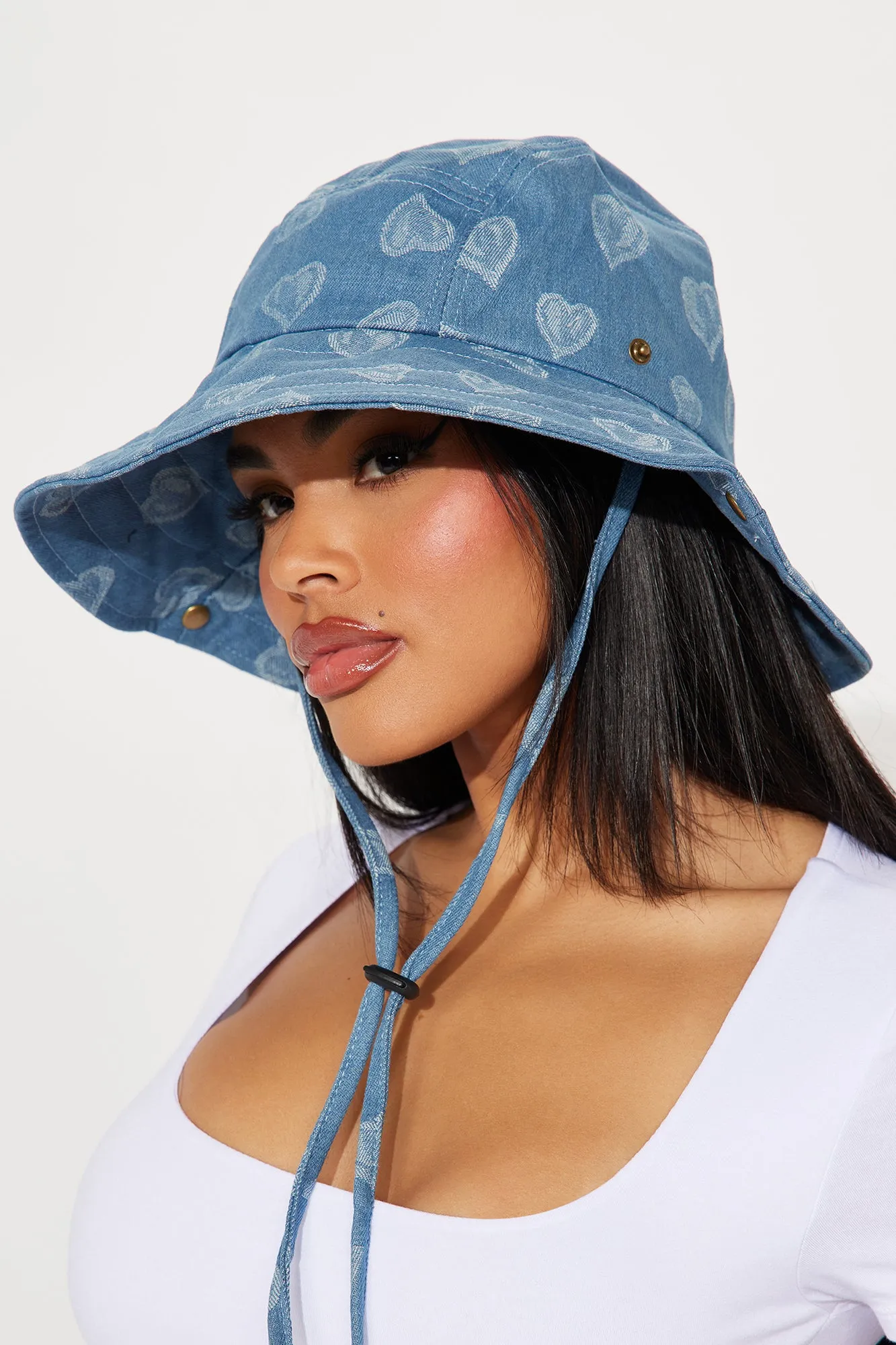 Love The Outdoors Bucket Hat - Medium Wash sold by Fashion Nova product image thumbnail 2