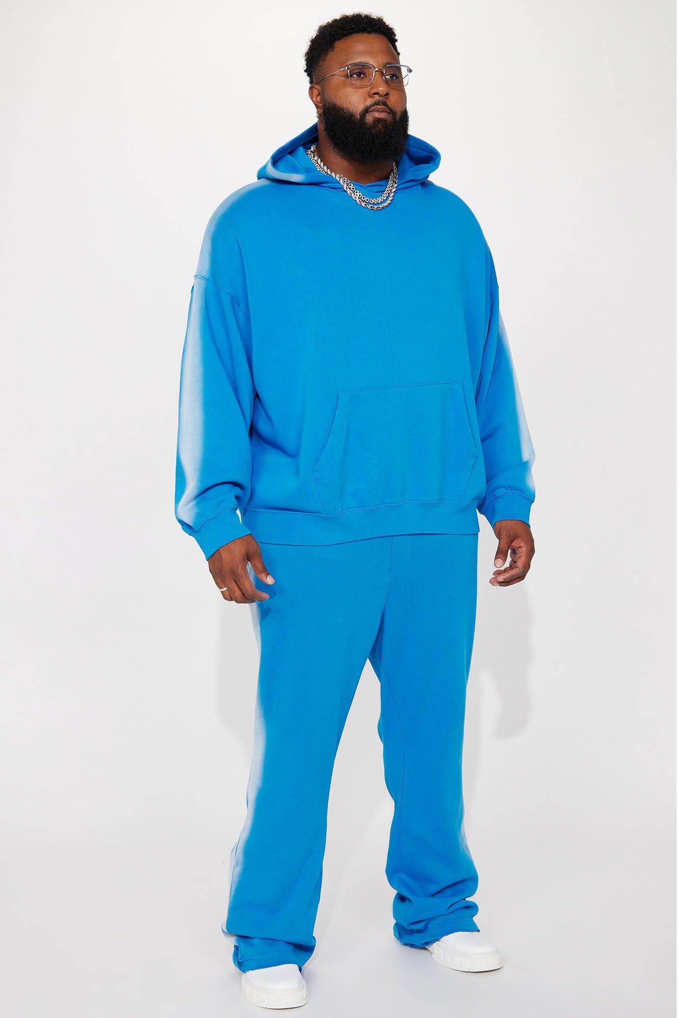 Tyson All You Oversize Hoodie - Blue sold by Fashion Nova product image thumbnail 6