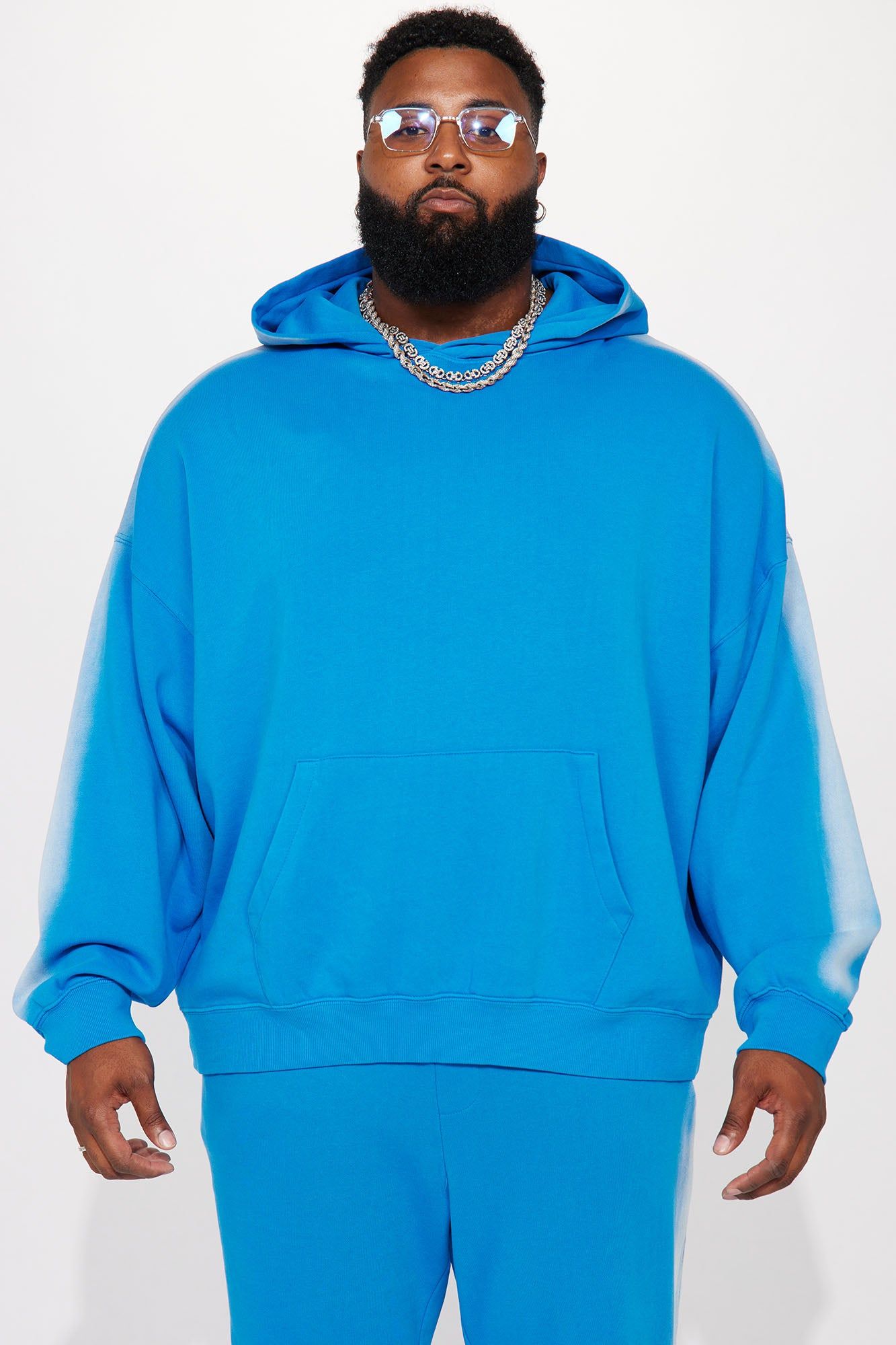 Tyson All You Oversize Hoodie - Blue sold by Fashion Nova product image thumbnail 2