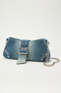 Streets Of Soho Handbag - Light Wash sold by Fashion Nova