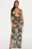 Vacations In Tulum 3 Piece Sunsuit Set - Black/combo sold by Fashion Nova