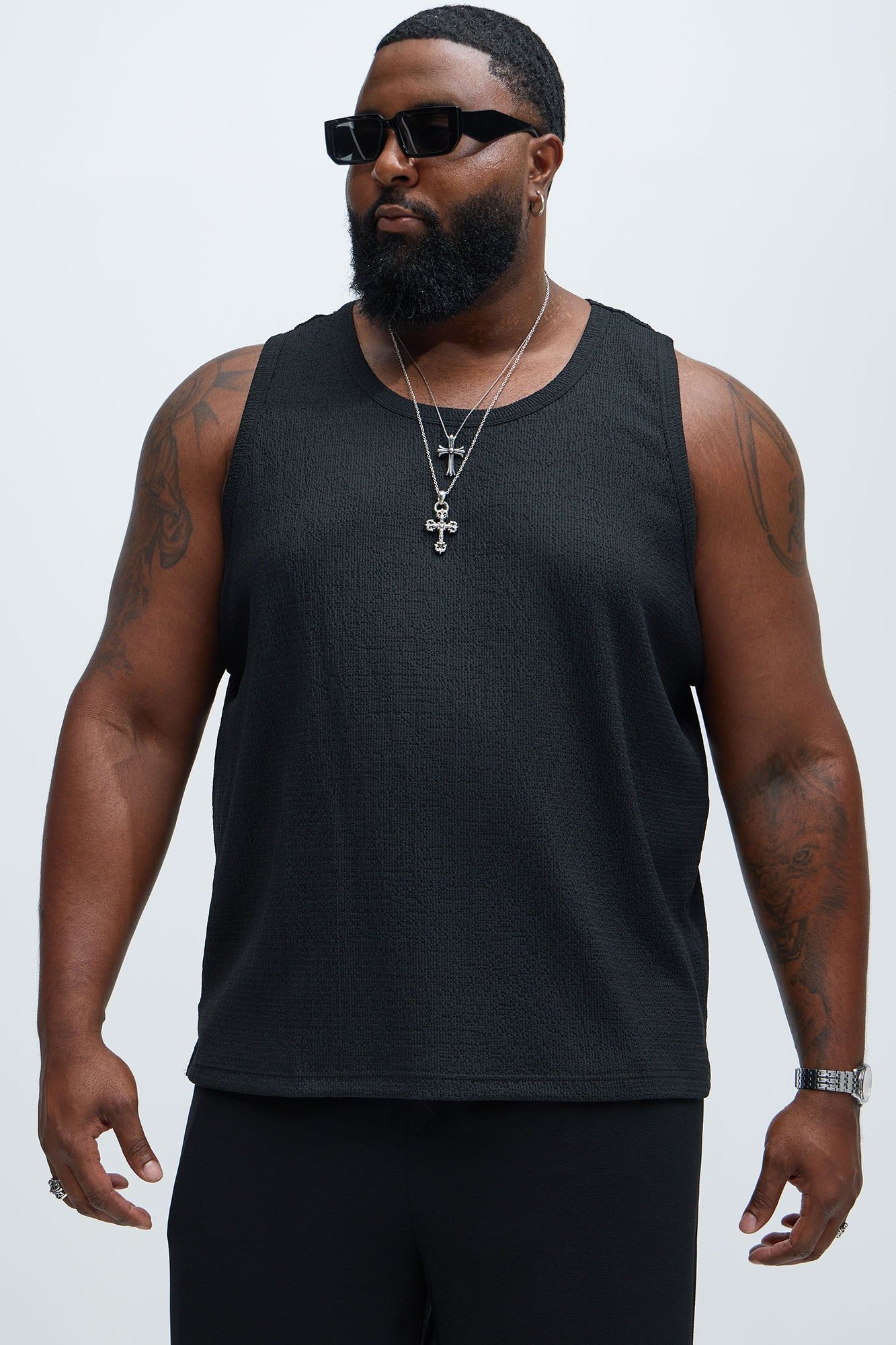 Kerr Textured Tank - Black sold by Fashion Nova product image thumbnail 5