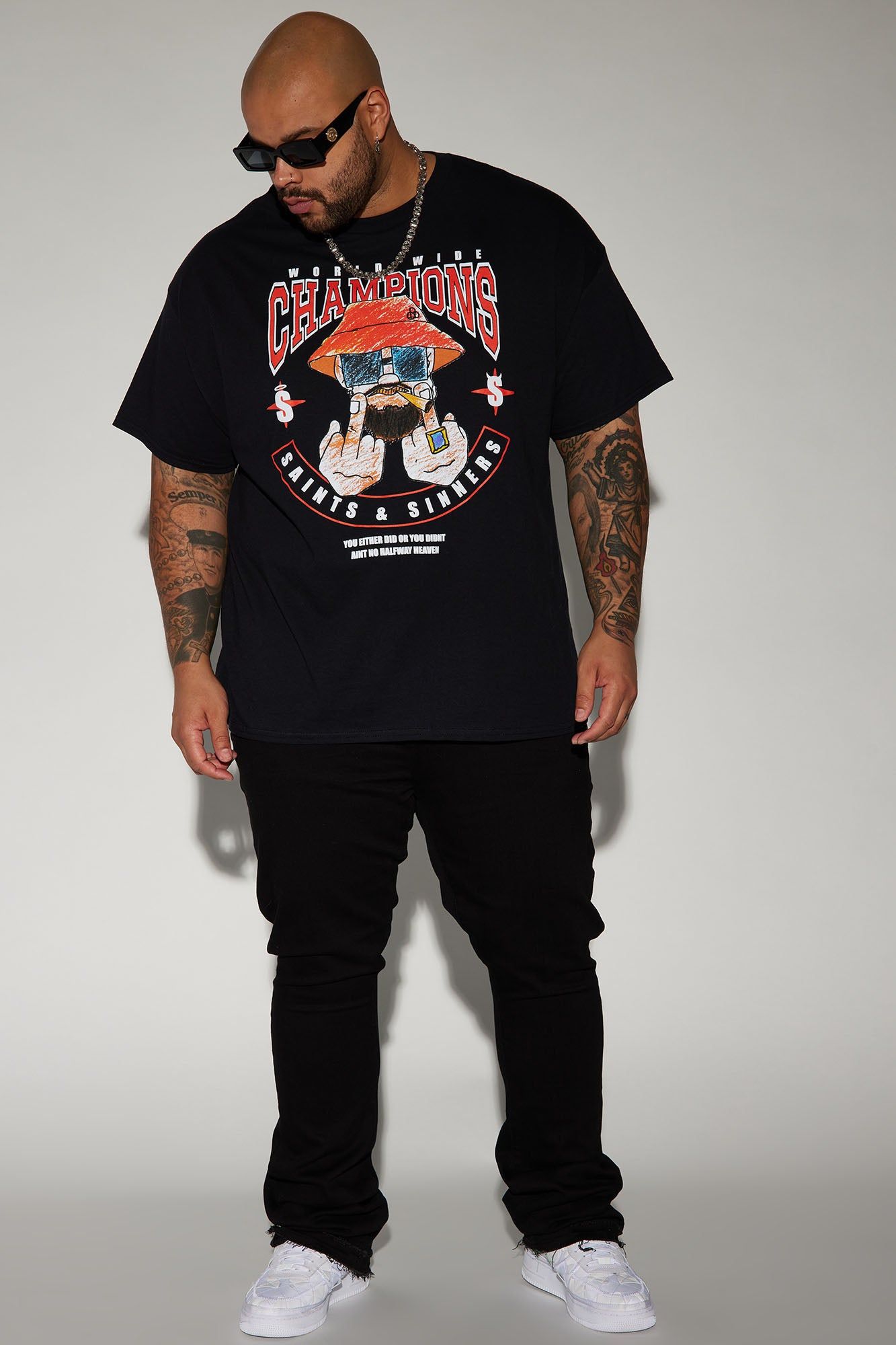 Still Winning Short Sleeve Tee - Black sold by Fashion Nova product image thumbnail 5