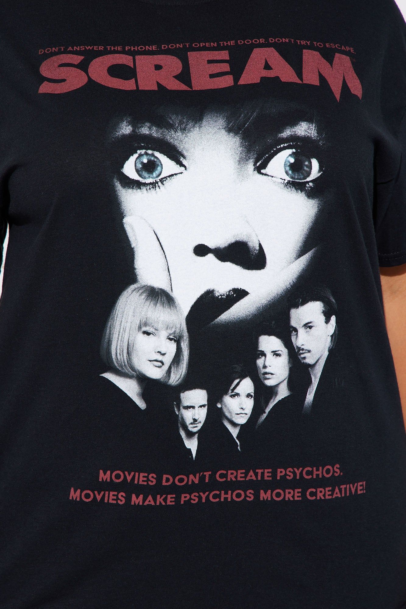 Scream Movie Graphic Tee - Black sold by Fashion Nova product image thumbnail 6
