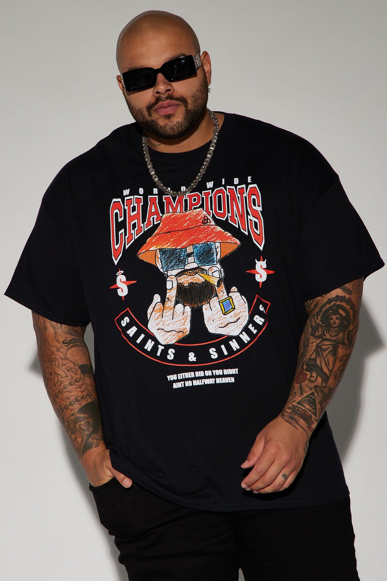 Still Winning Short Sleeve Tee - Black sold by Fashion Nova product image thumbnail 4