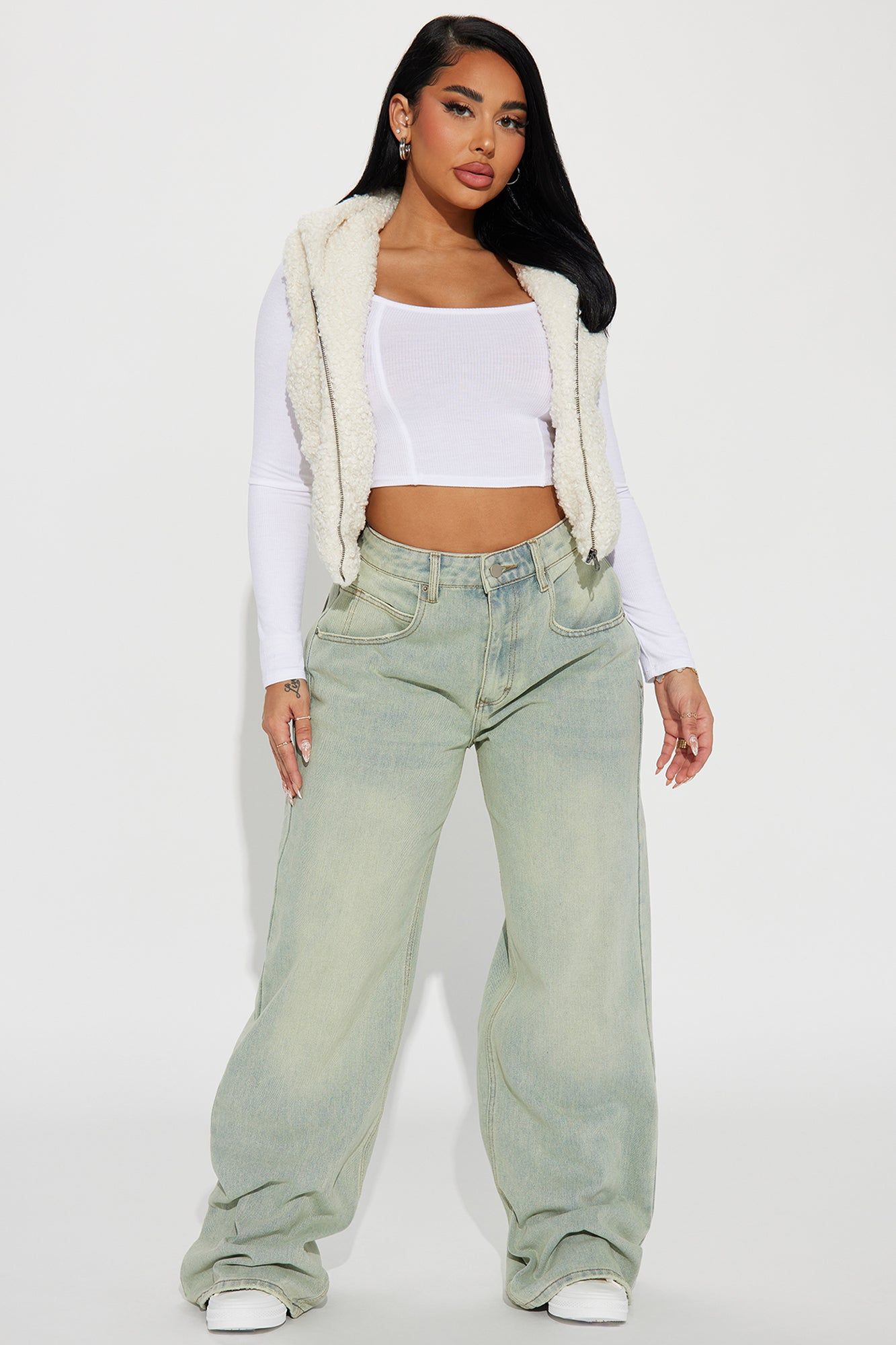 Loving This Sherpa Vest - Ivory sold by Fashion Nova product image thumbnail 2