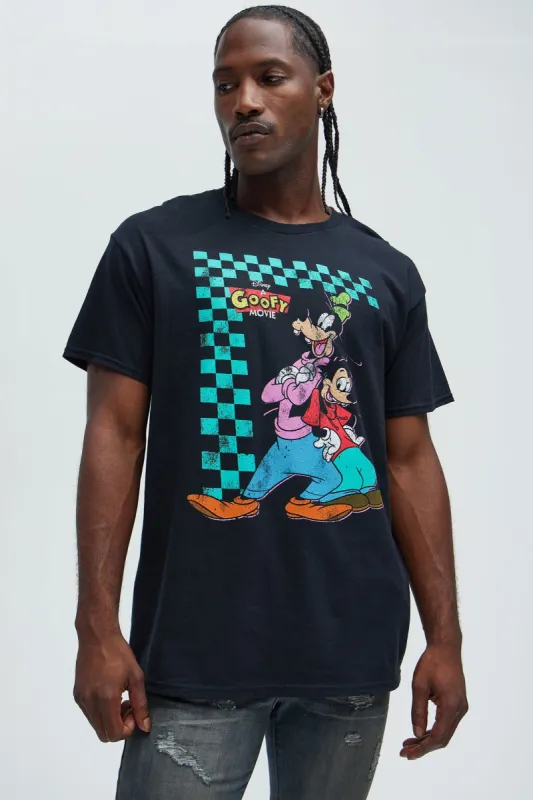 Disney Goofy Movie Oversized Short Sleeve Tee - Black sold by Fashion Nova