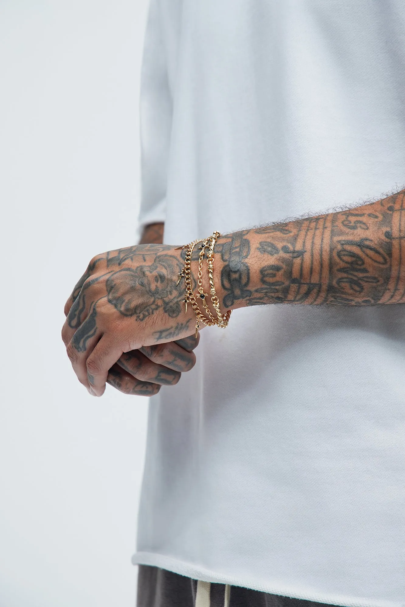 Fall In Line Bracelet Set - Gold sold by Fashion Nova product image thumbnail 2