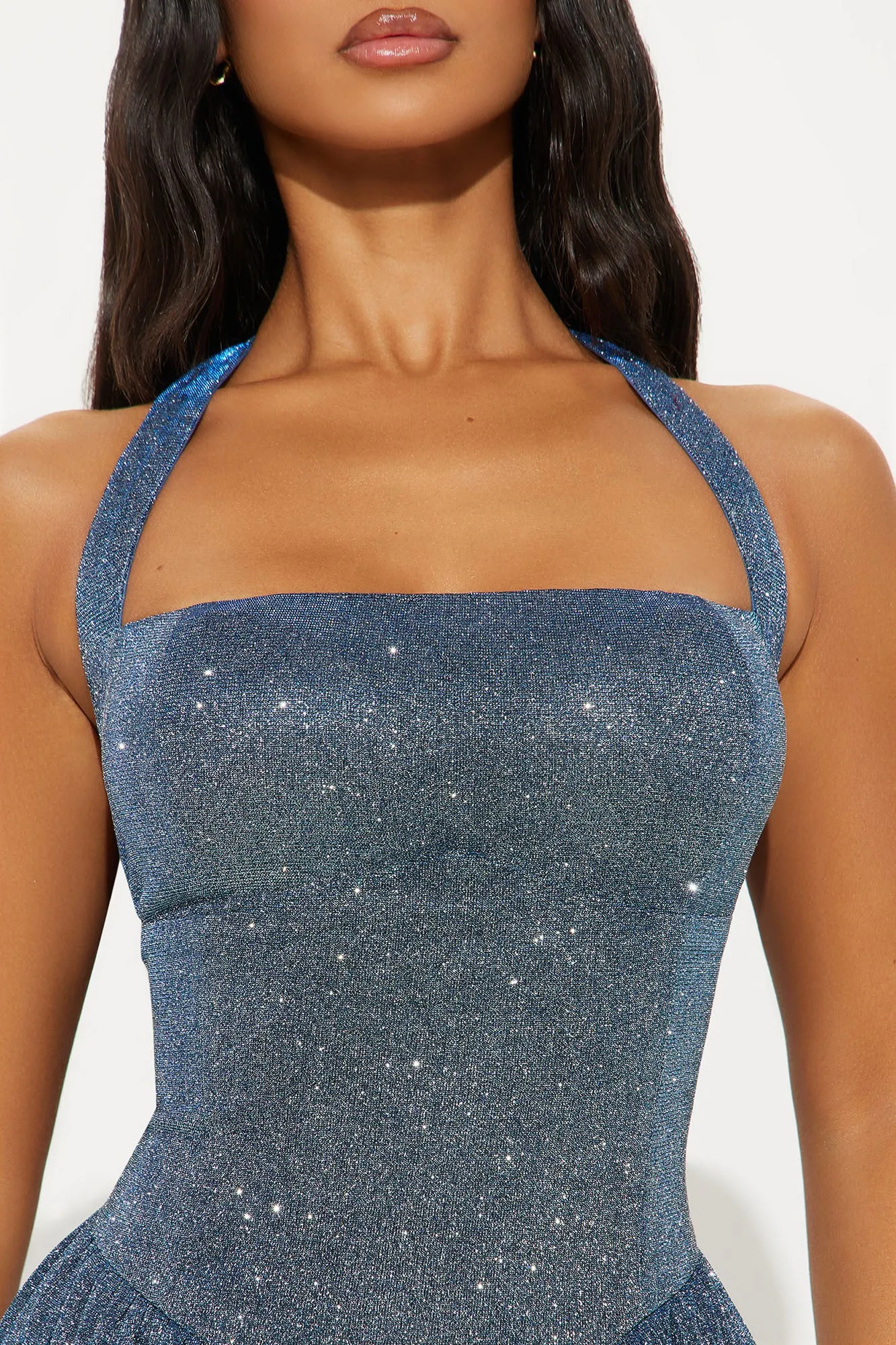 Everyday Magic Glitter Mini Dress - Blue sold by Fashion Nova product image thumbnail 3
