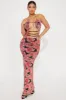 Harper Mesh Maxi Dress - Red/Black sold by Fashion Nova