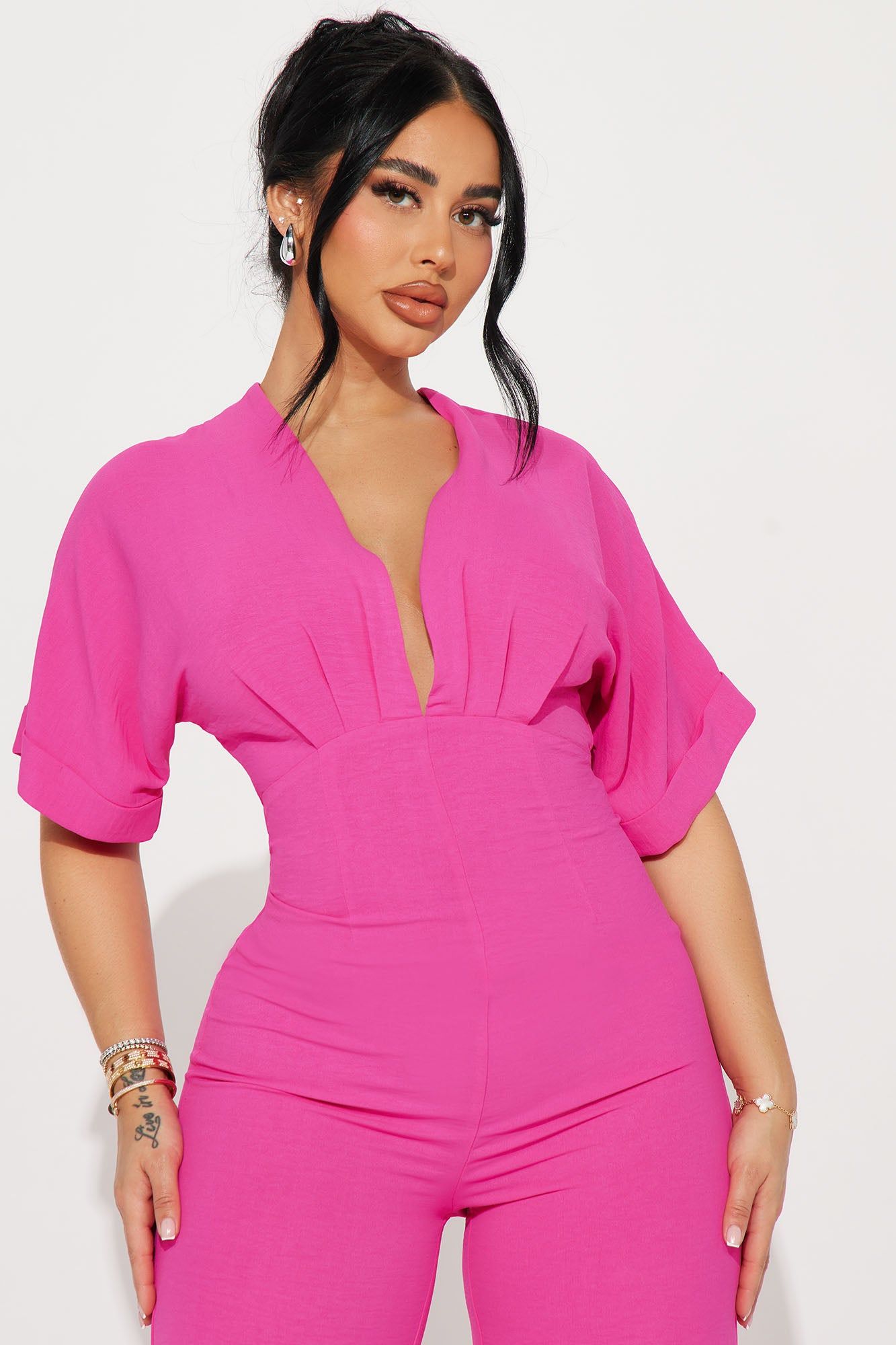 Mylah Jumpsuit - Hot Pink sold by Fashion Nova product image thumbnail 2