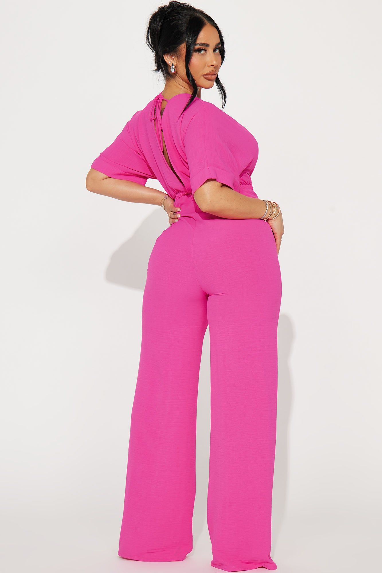 Mylah Jumpsuit - Hot Pink sold by Fashion Nova product image thumbnail 3