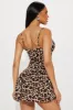 Diva Prowess Satin Micro Mini Dress - Brown/combo sold by Fashion Nova