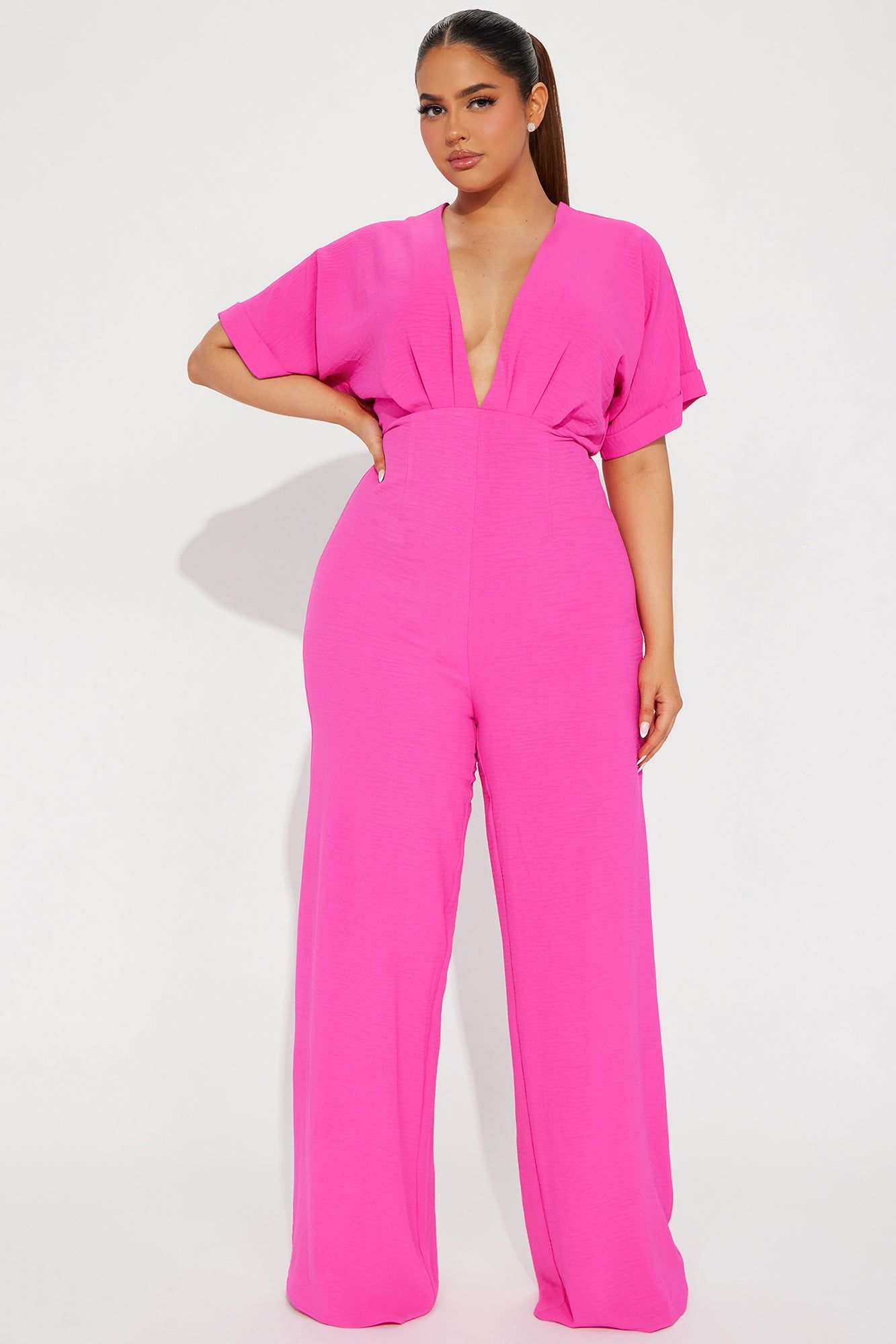 Mylah Jumpsuit - Hot Pink sold by Fashion Nova product image thumbnail 4