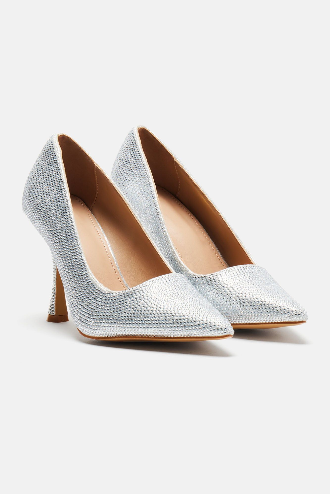 Search For Me Pumps - Silver sold by Fashion Nova