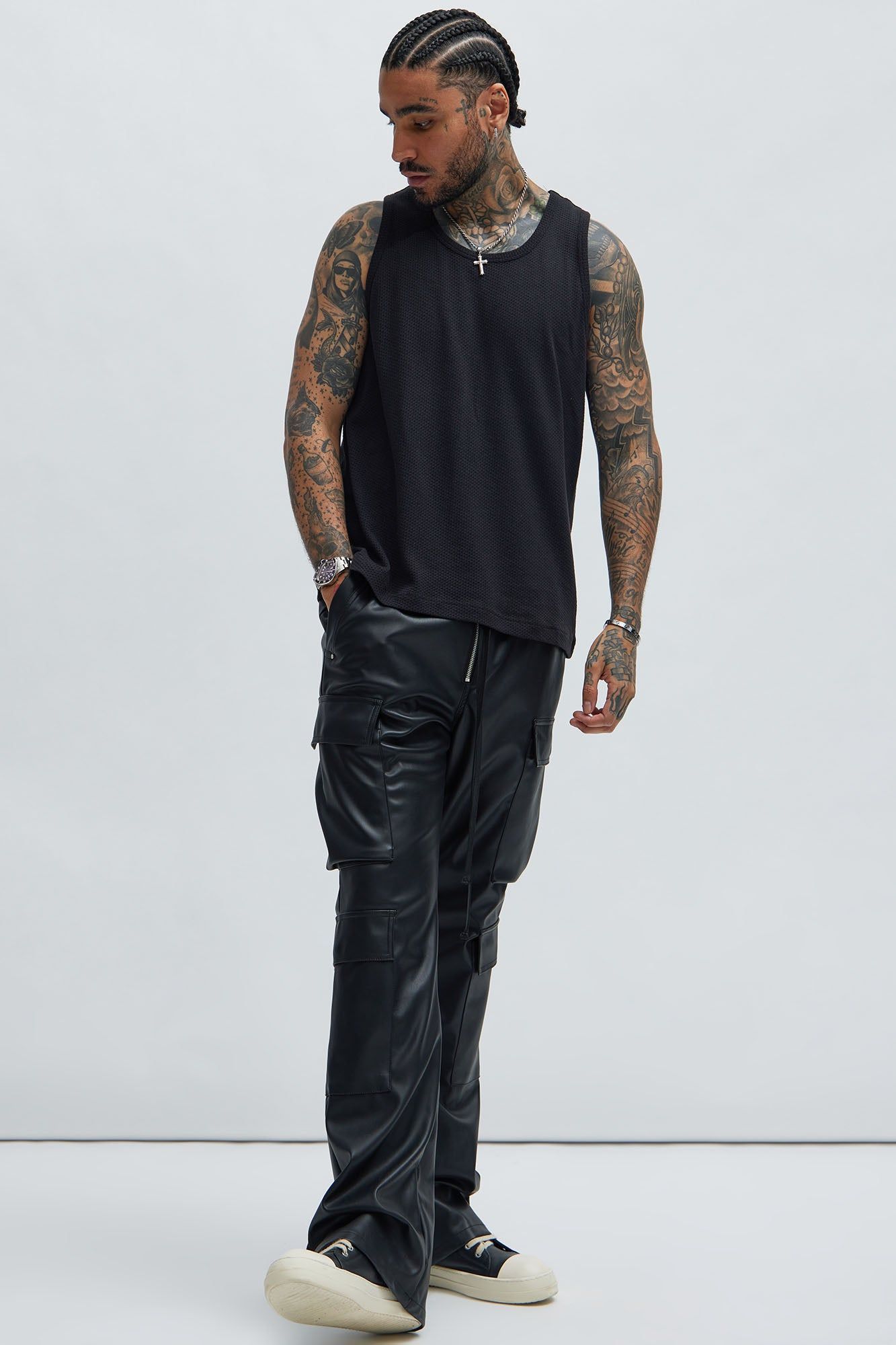 Randall Textured Tank - Black sold by Fashion Nova product image thumbnail 2