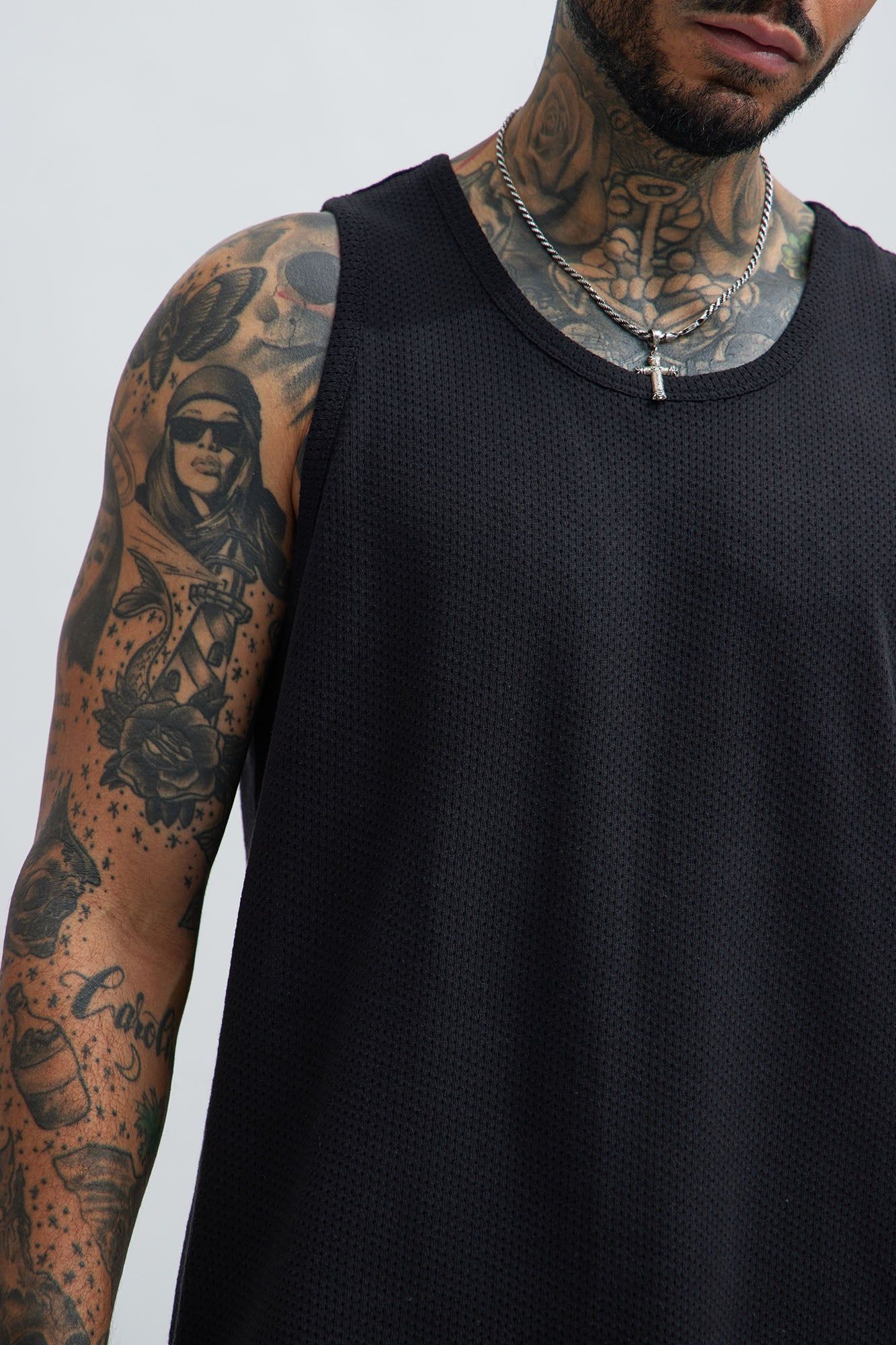 Randall Textured Tank - Black sold by Fashion Nova product image thumbnail 3