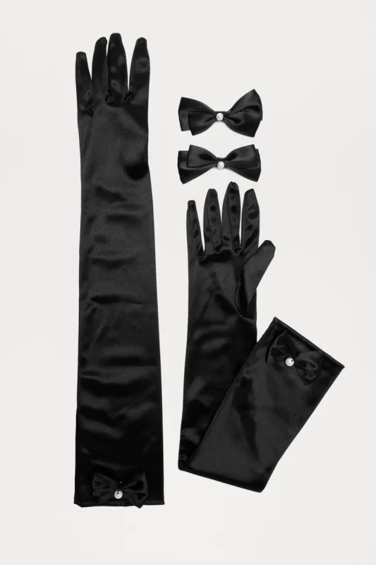 For The Classy Girl Glove And Hair Gift Set - Black sold by Fashion Nova