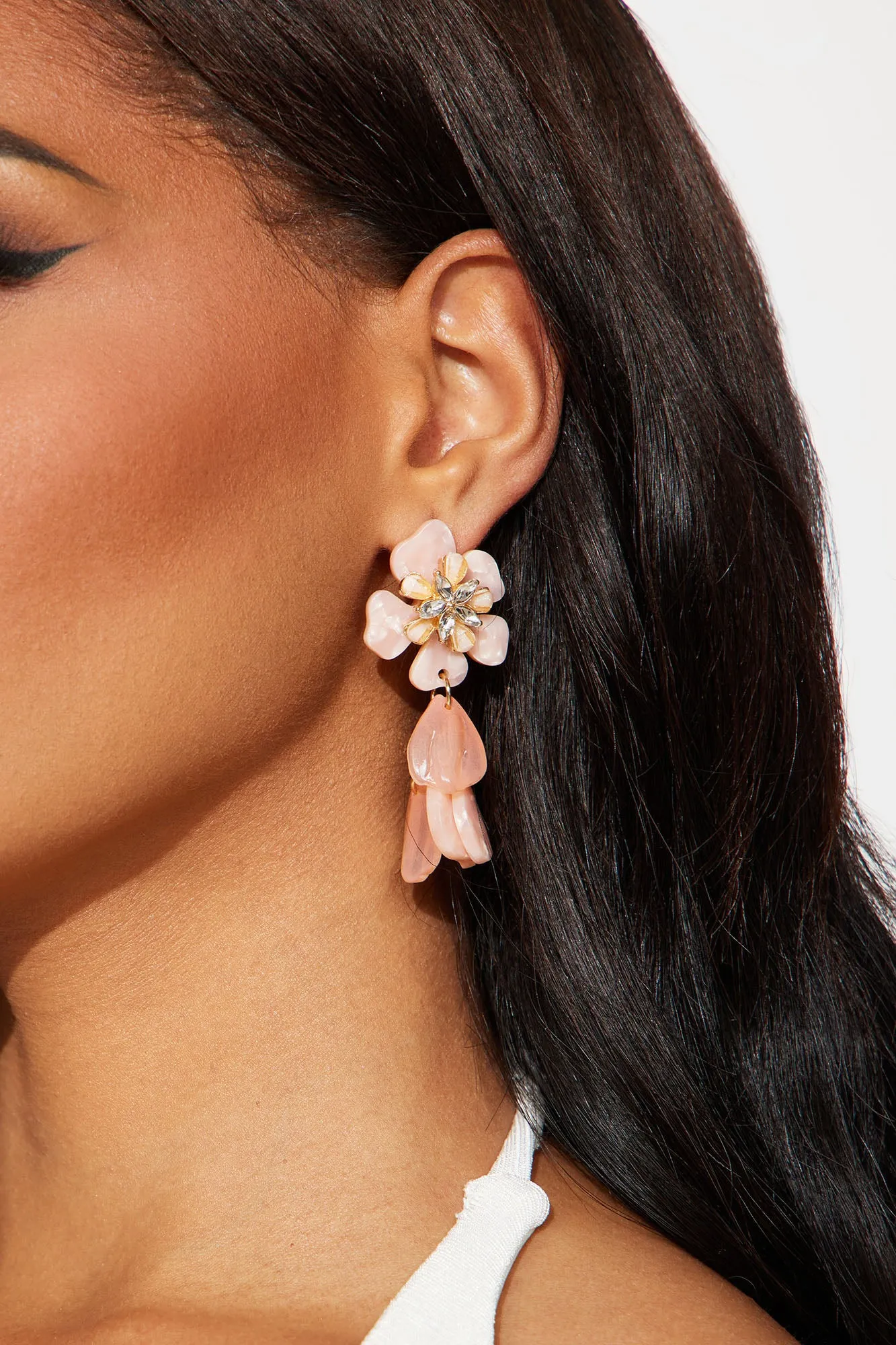 Miss Adelina Earrings - Pink sold by Fashion Nova