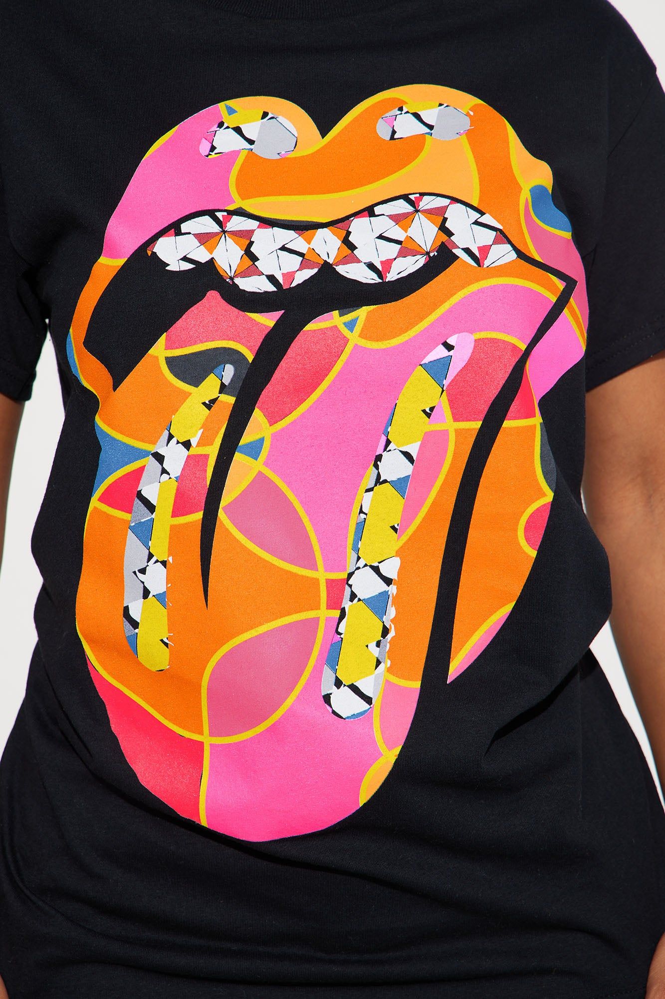 Paint It Black Rolling Stones Tshirt - Black sold by Fashion Nova product image thumbnail 3