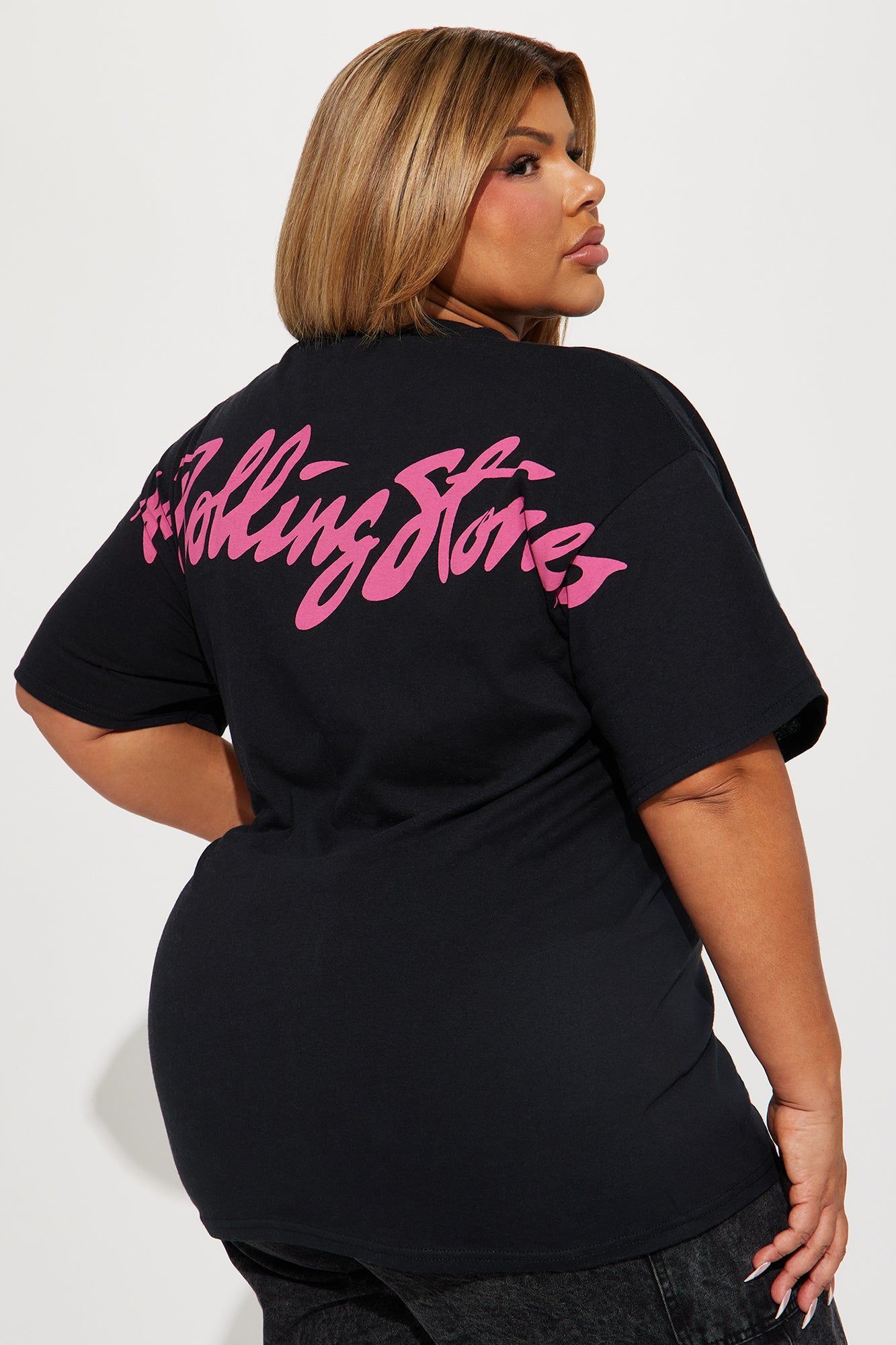 Paint It Black Rolling Stones Tshirt - Black sold by Fashion Nova product image thumbnail 4