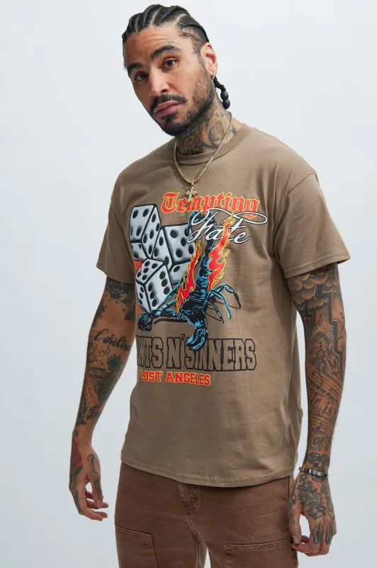 Fate Wishing Short Sleeve Tee - Tan sold by Fashion Nova