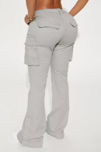 She's a Keeper Cargo Pant - Grey sold by Fashion Nova