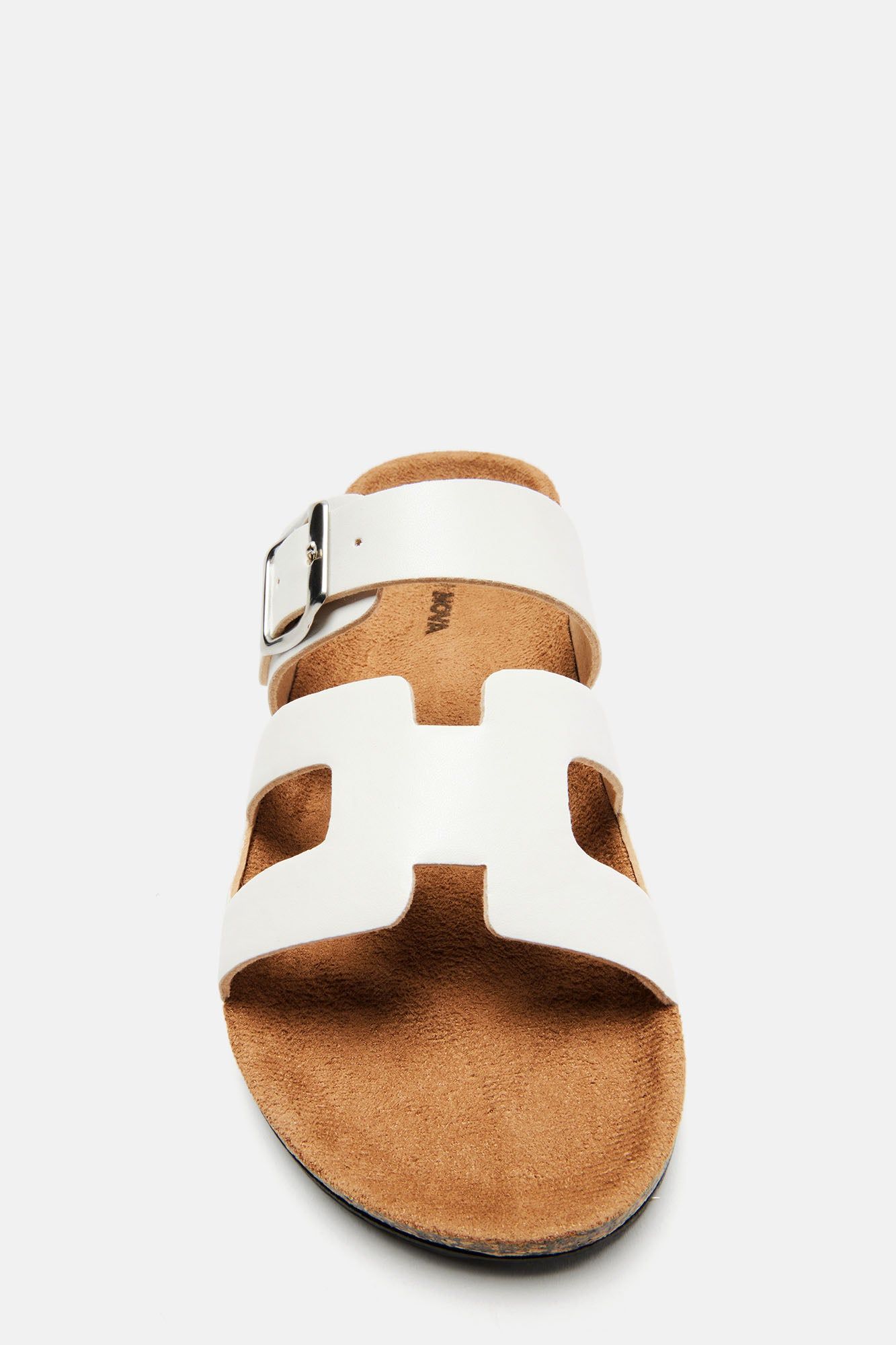 Staying Poolside Flat Sandals - White sold by Fashion Nova product image thumbnail 5