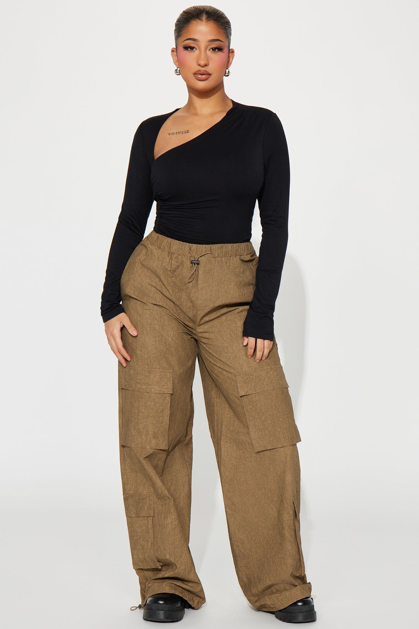 Lost Your Chance Ruched Top - Black sold by Fashion Nova product image thumbnail 2