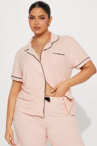 Snuggle Me PJ Pants Set - Caffe sold by Fashion Nova