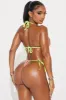 Ashlee 2 Piece Micro Bikini - Hot Pink/combo sold by Fashion Nova