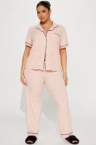 Snuggle Me PJ Pants Set - Caffe sold by Fashion Nova