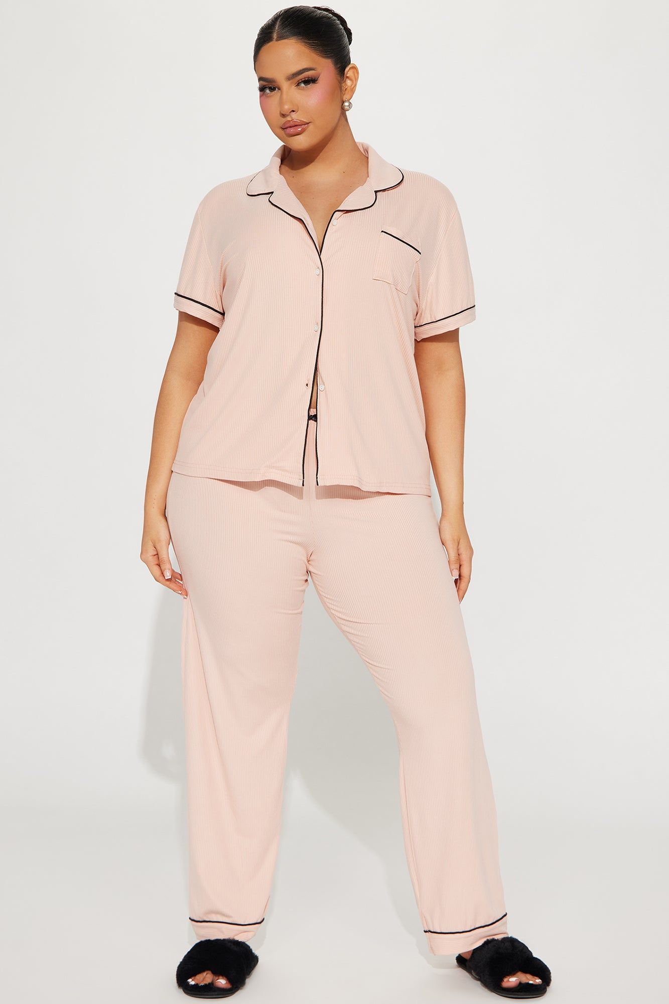 Snuggle Me PJ Pants Set - Caffe sold by Fashion Nova product image thumbnail 4