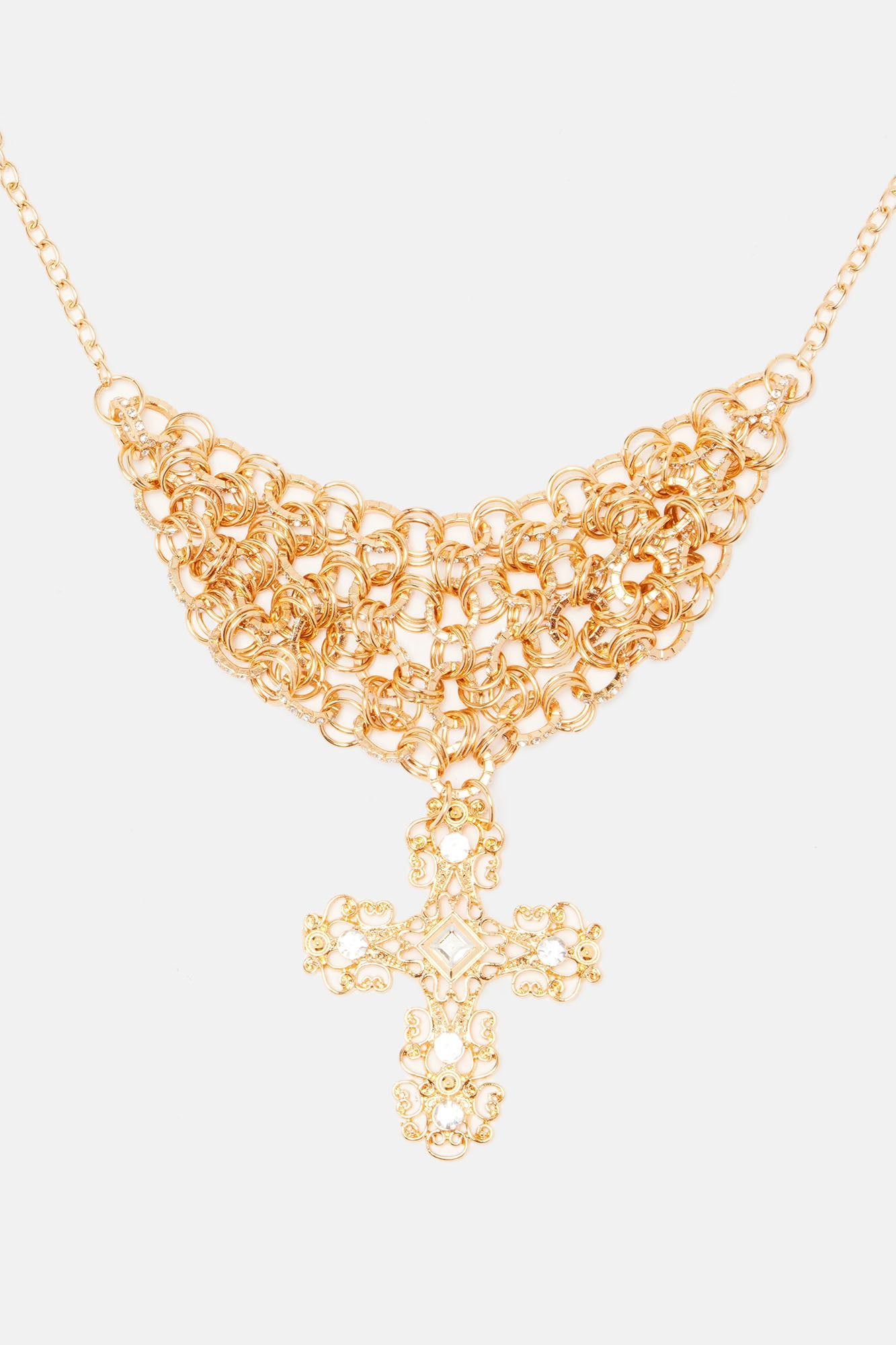 Divine Gift Necklace - Gold sold by Fashion Nova product image thumbnail 3