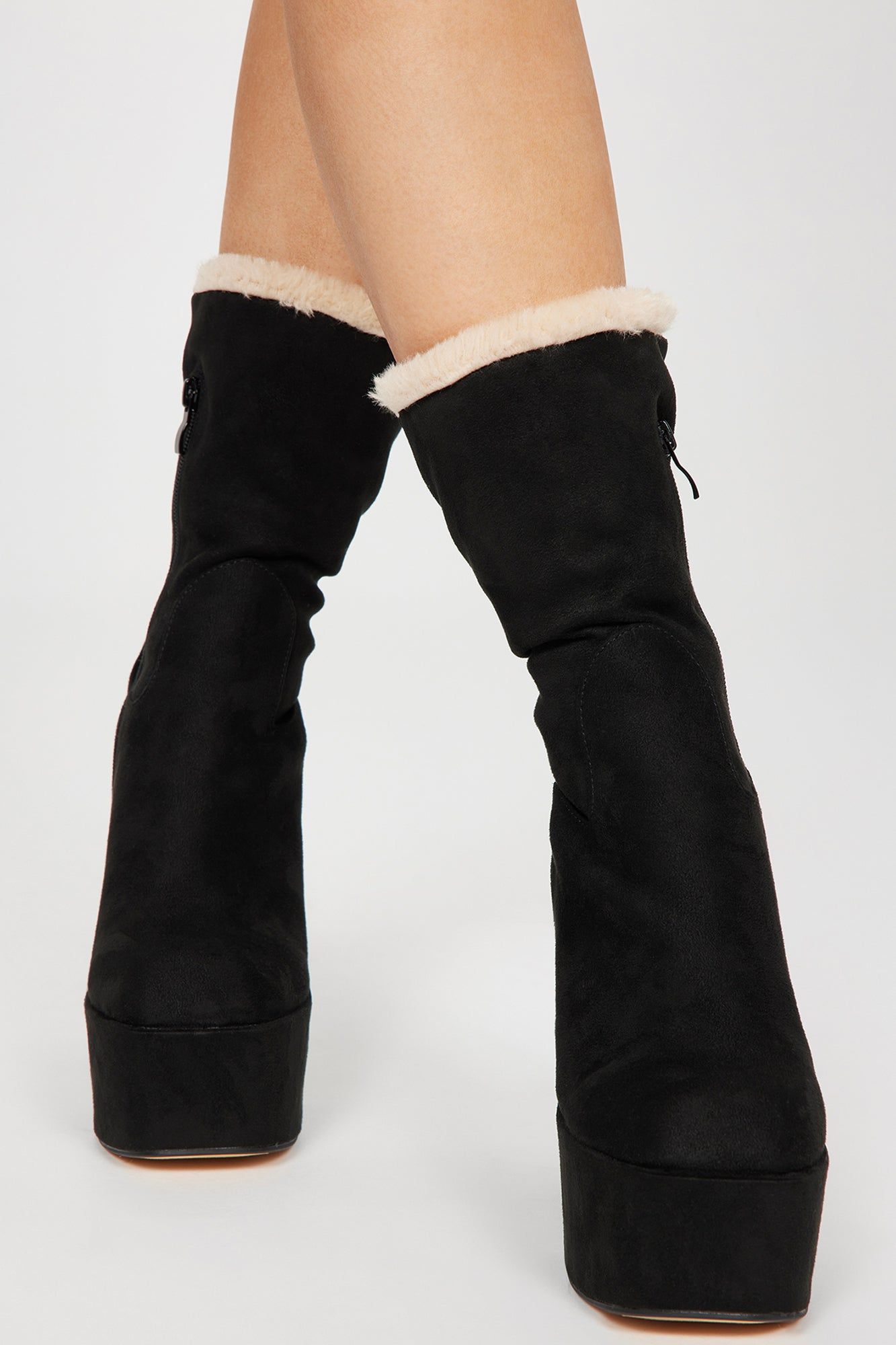 Hold Me Closer Platform Booties - Black sold by Fashion Nova product image thumbnail 2