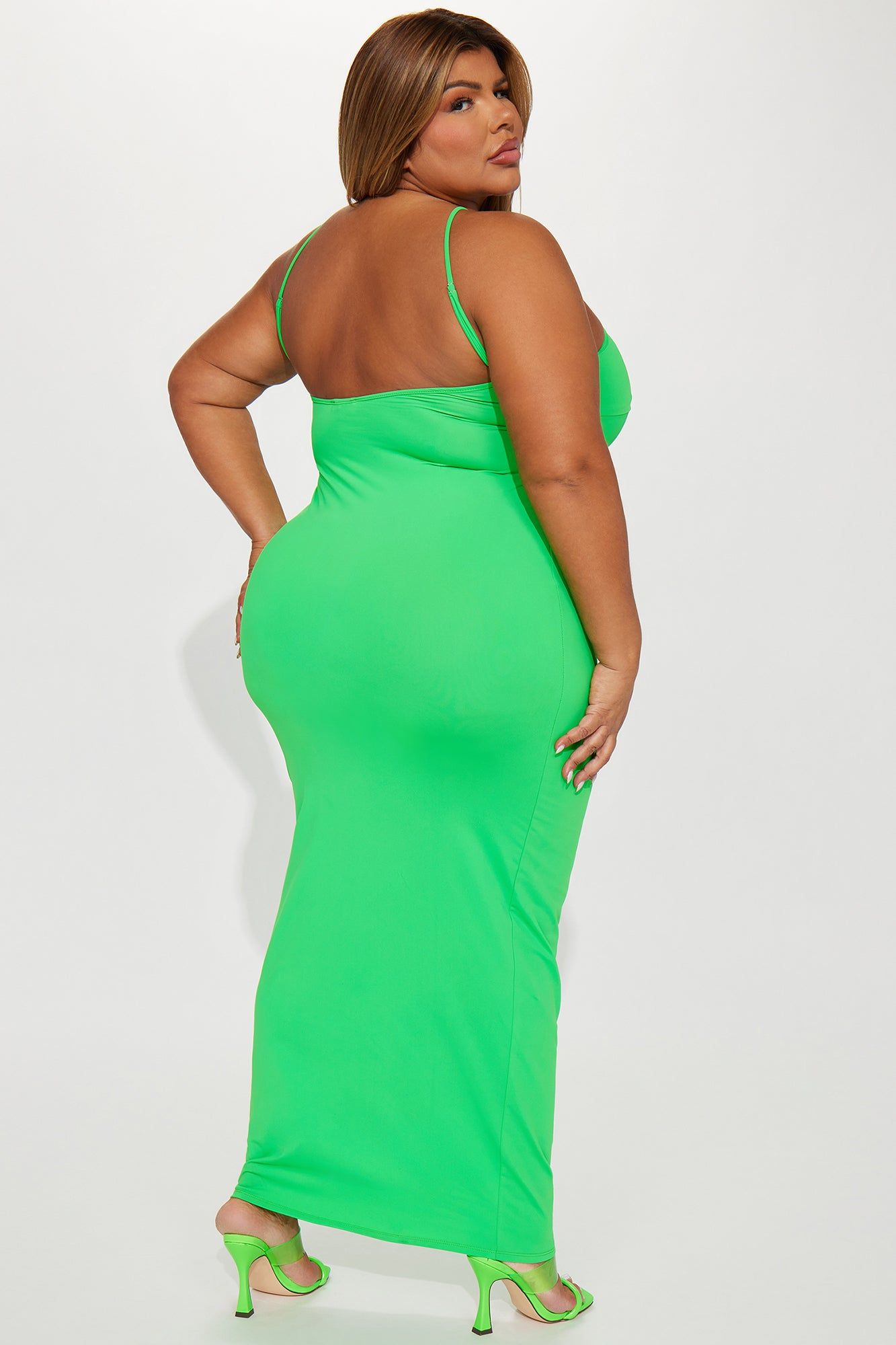 Gigi Sculpting Maxi Dress - Green sold by Fashion Nova product image thumbnail 3