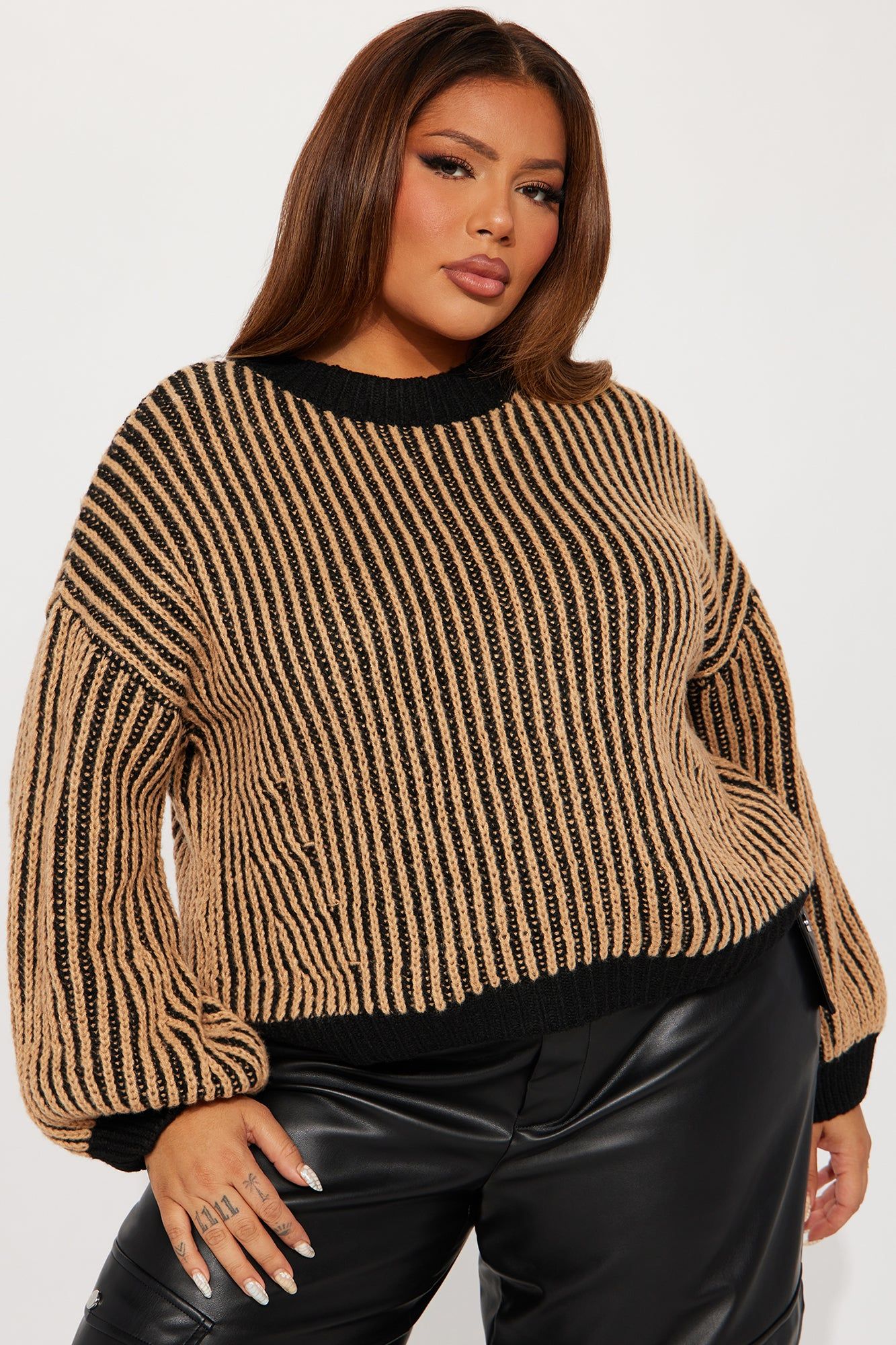 Motivated Mood Sweater - Black/combo sold by Fashion Nova product image thumbnail 4