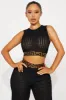 Her World Textured Pant Set - Black sold by Fashion Nova