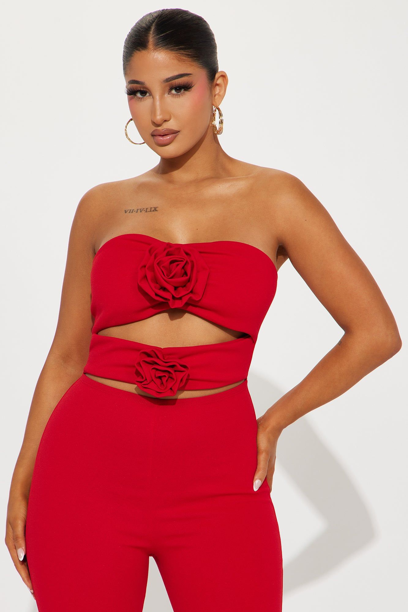 Bleeding Love Jumpsuit - Red sold by Fashion Nova product image thumbnail 2