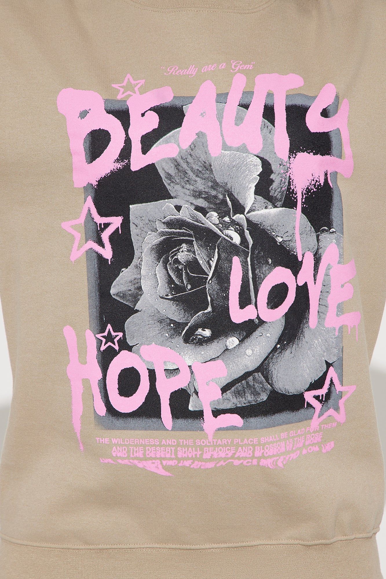 Beauty In All Places Sweatshirt - Taupe sold by Fashion Nova product image thumbnail 3
