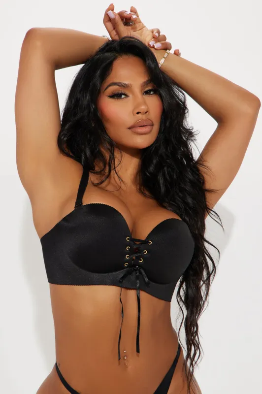 Right Fit Push Up Bra - Black sold by Fashion Nova