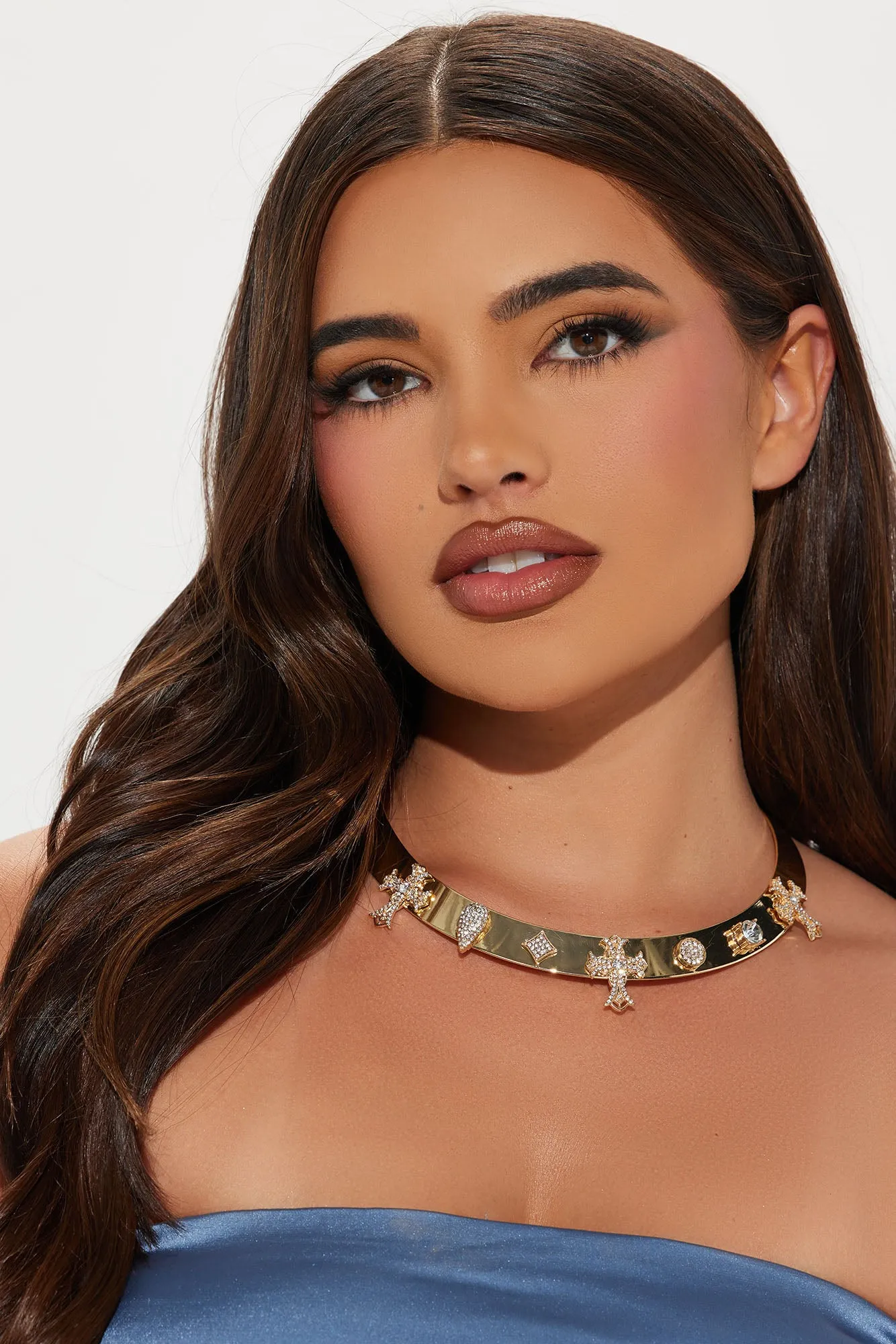 Fine And Divine Choker - Gold sold by Fashion Nova product image thumbnail 2
