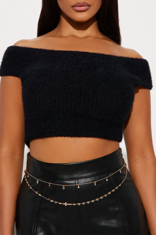 Cross My Heart Belly Chain - Gold sold by Fashion Nova